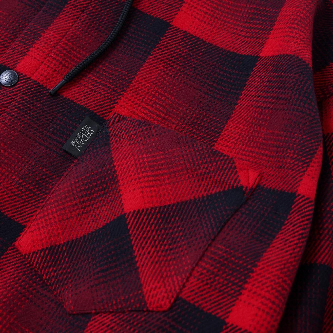 SEDAN ALL-PURPOSE * SD25F-SH05 Flannel Hoodie(2色展開)