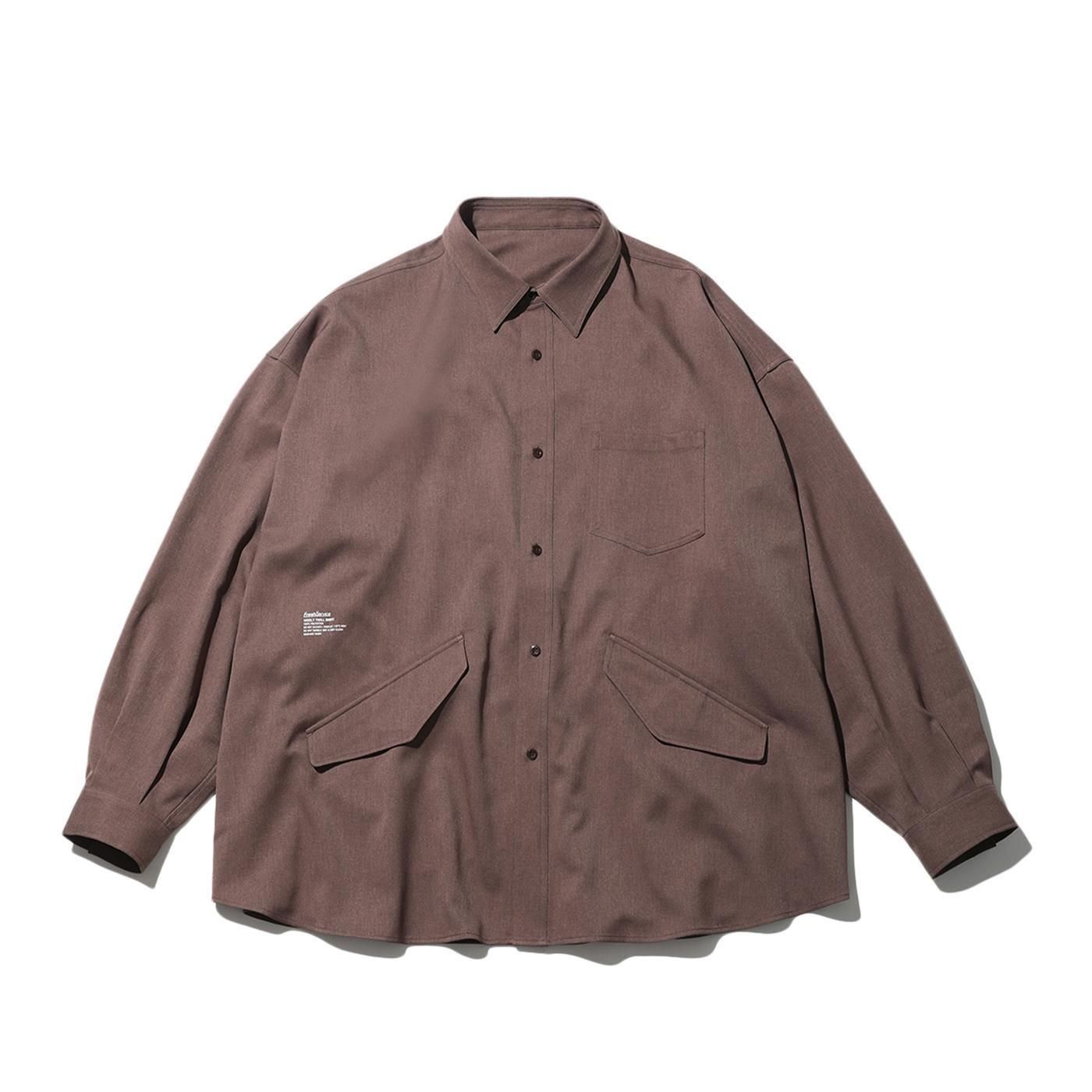 FreshService * FSC253-50234B WOOLY TWILL TECH SHIRT(3Ÿ)
