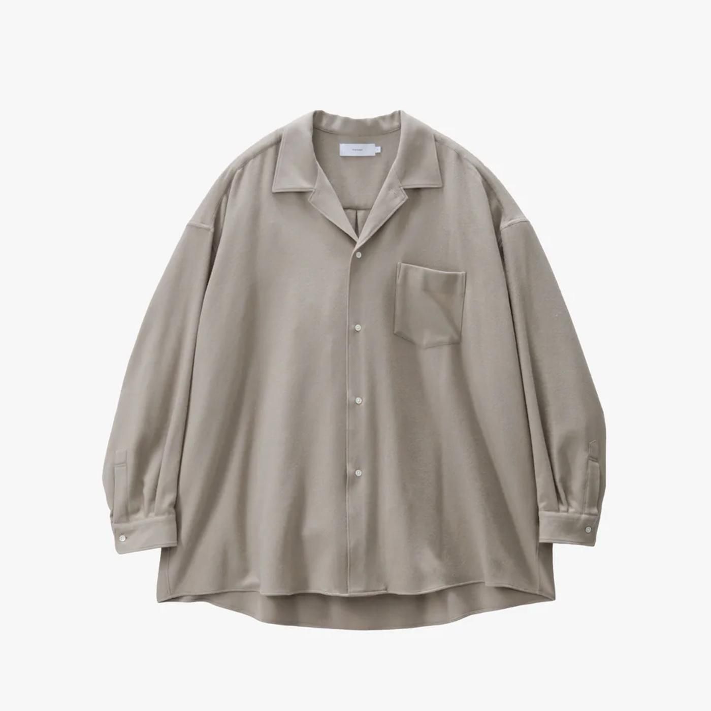 Graphpaper * GM253-50384 Extra Fine Wool Viyella Sleeping Shirt(3色展開)