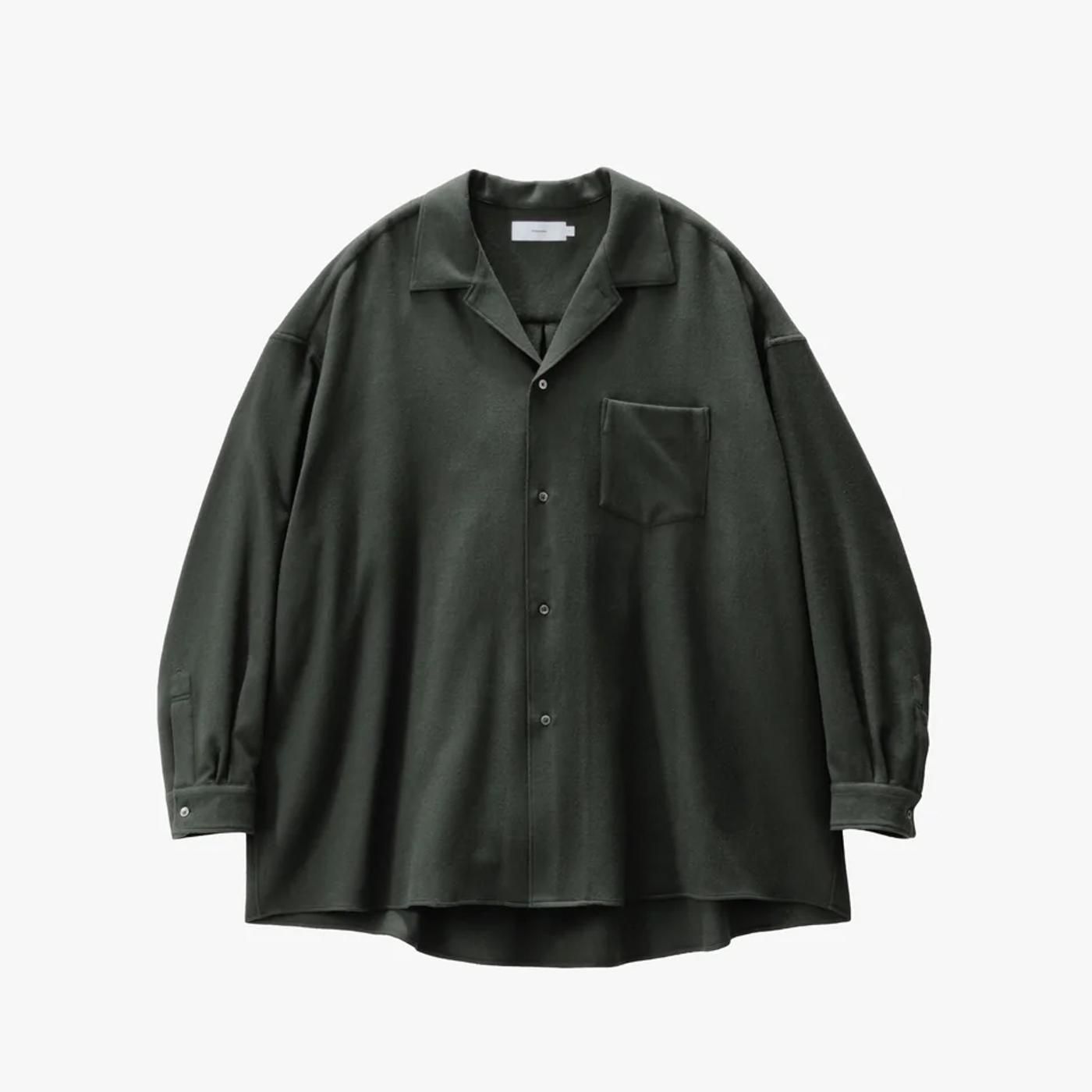 Graphpaper * GM253-50384 Extra Fine Wool Viyella Sleeping Shirt(3色展開)
