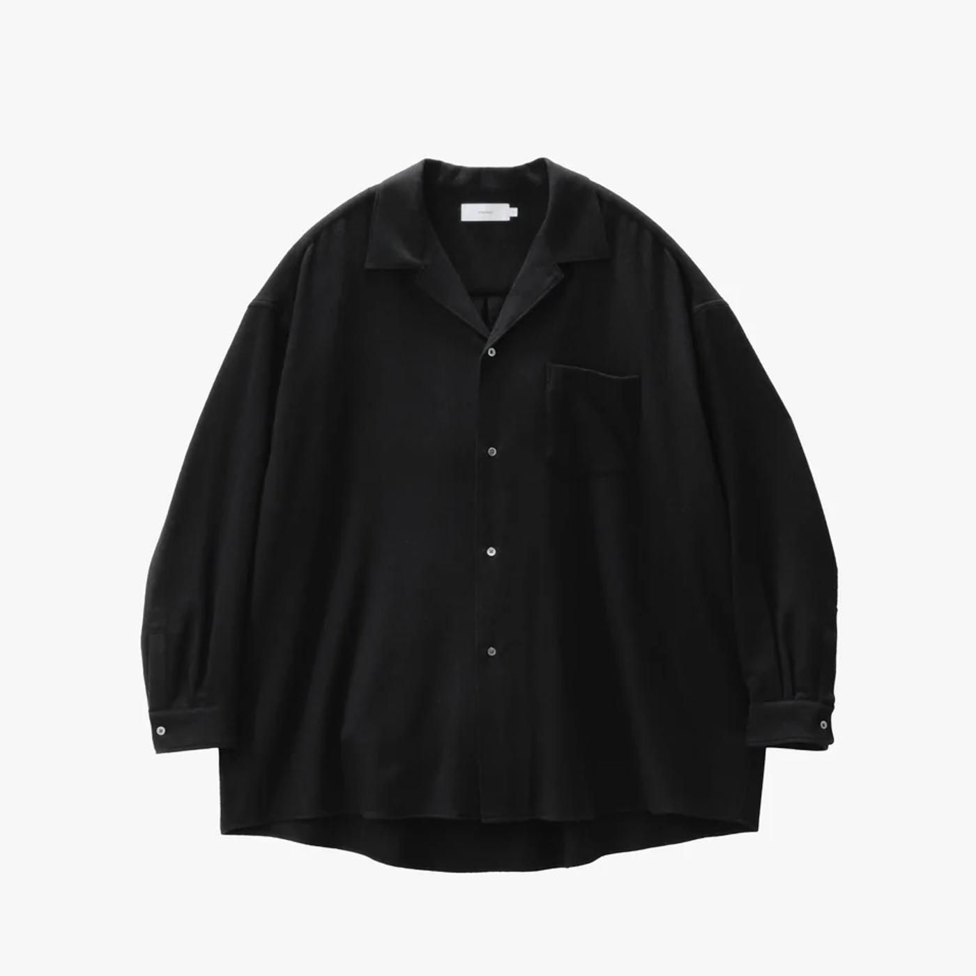 Graphpaper * GM253-50384 Extra Fine Wool Viyella Sleeping Shirt(3色展開)