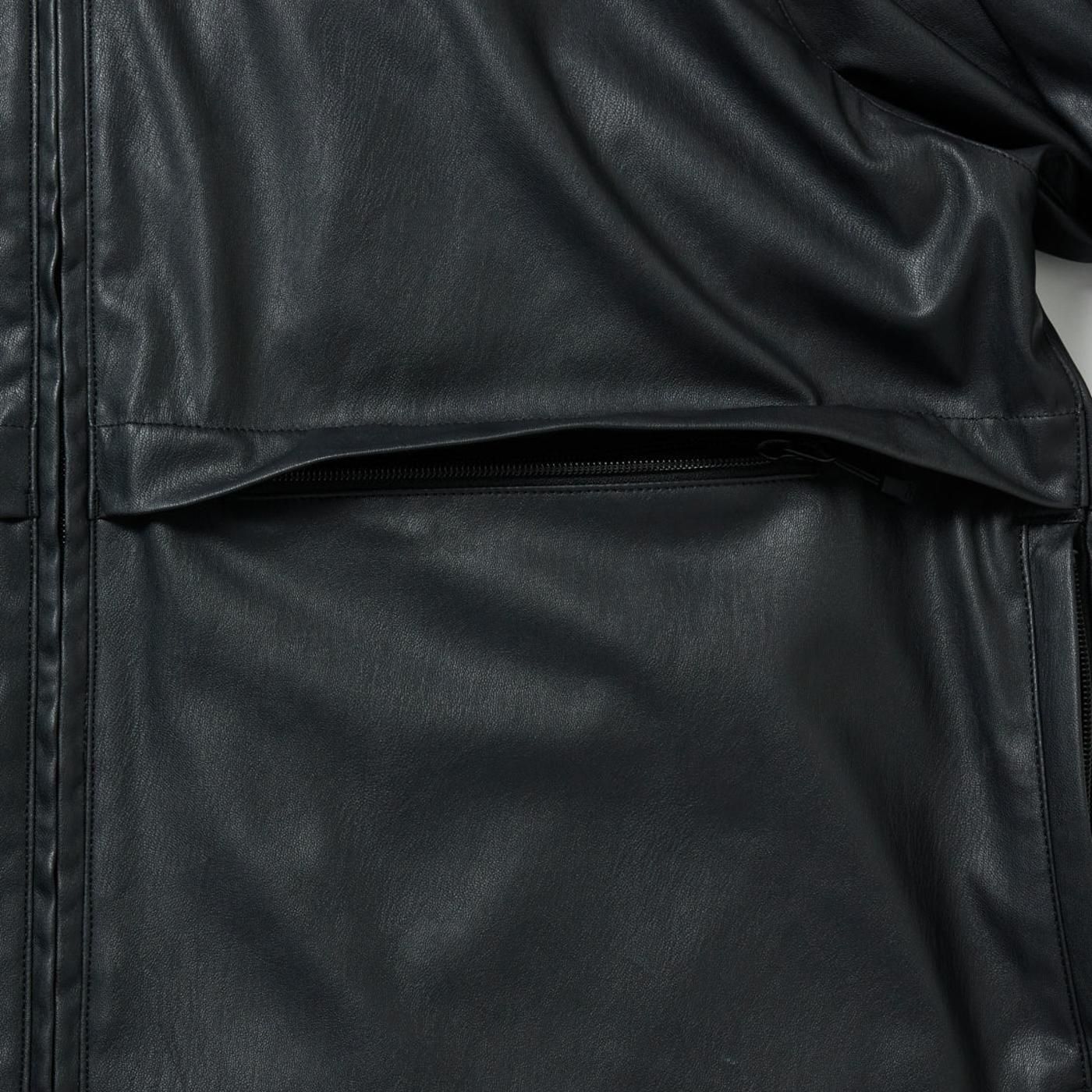 DAIWA PIER39 * BJ-40025W TECH SYNTHETIC SKIN WINDBREAKER JACKET * Black