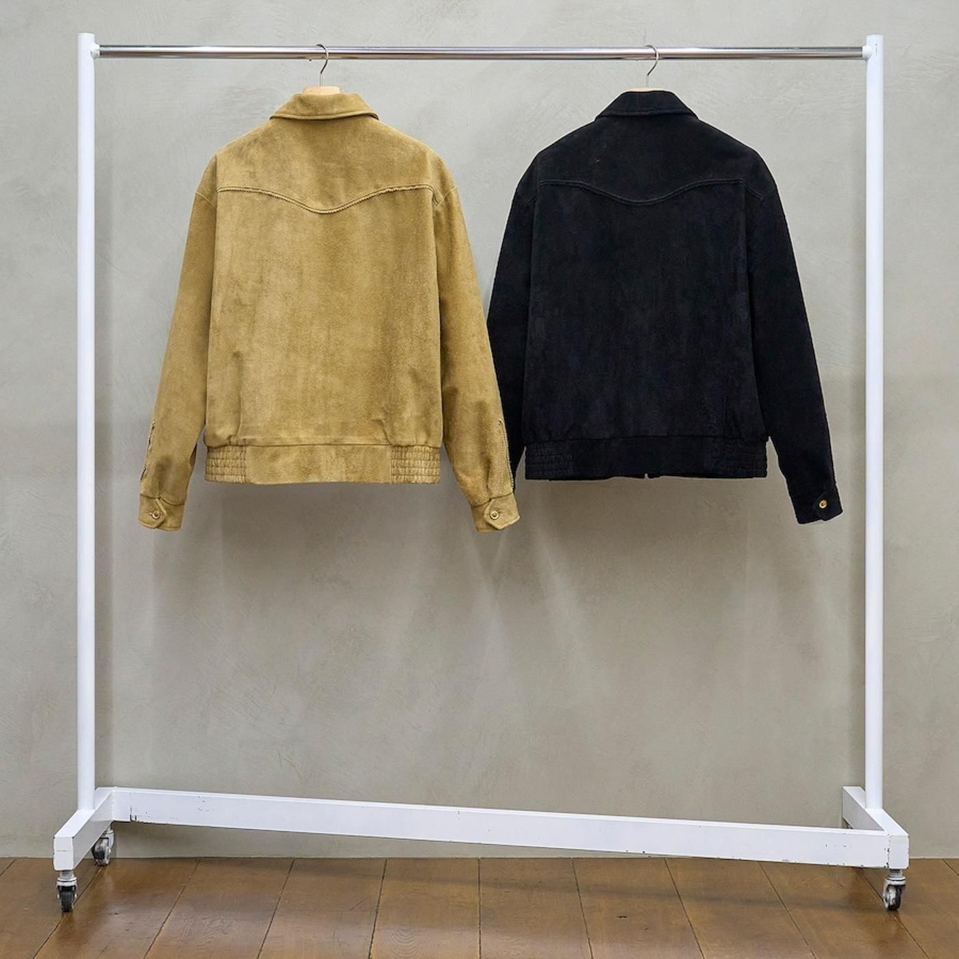 UNUSED * US2516 Leather Jacket * Beige