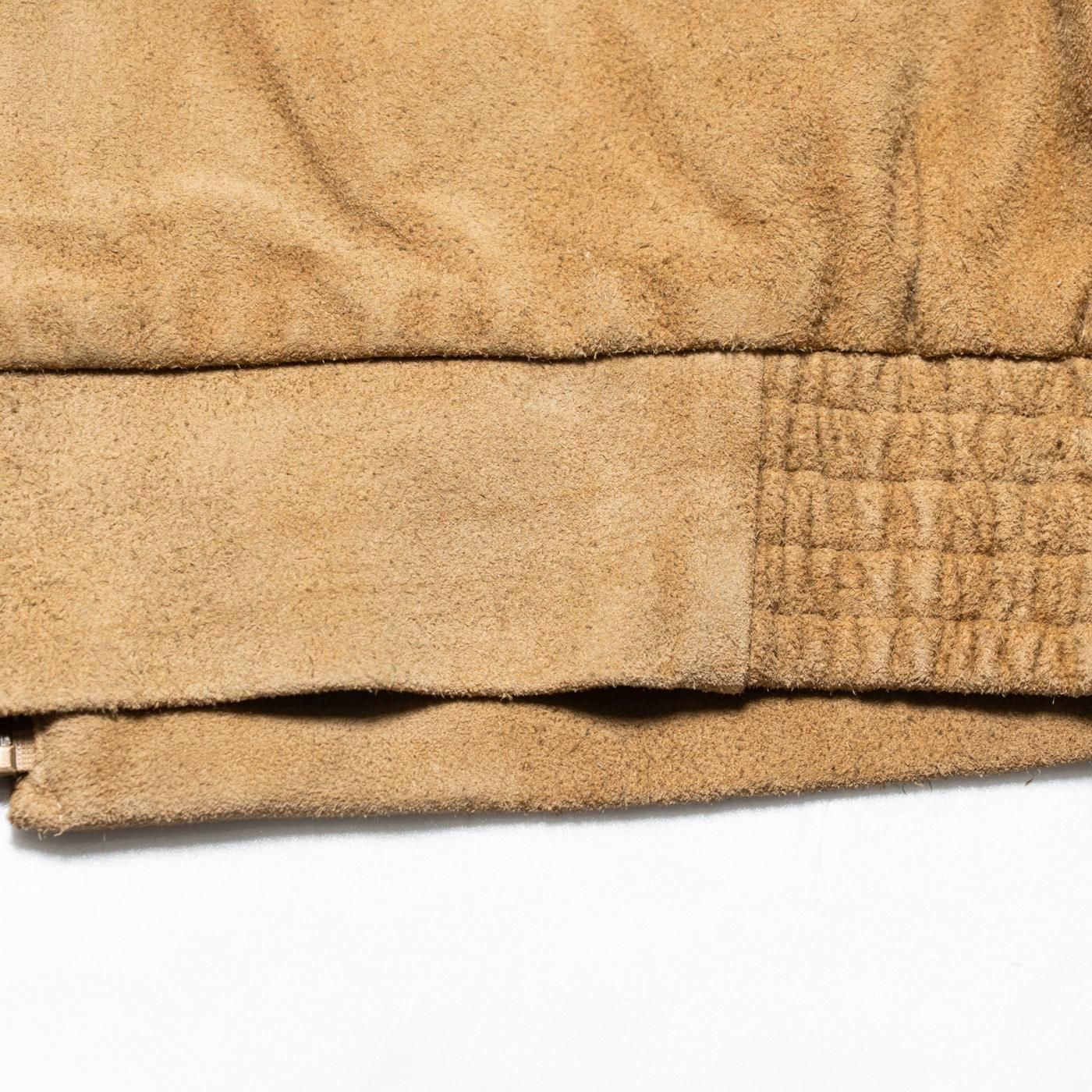 UNUSED * US2516 Leather Jacket * Beige