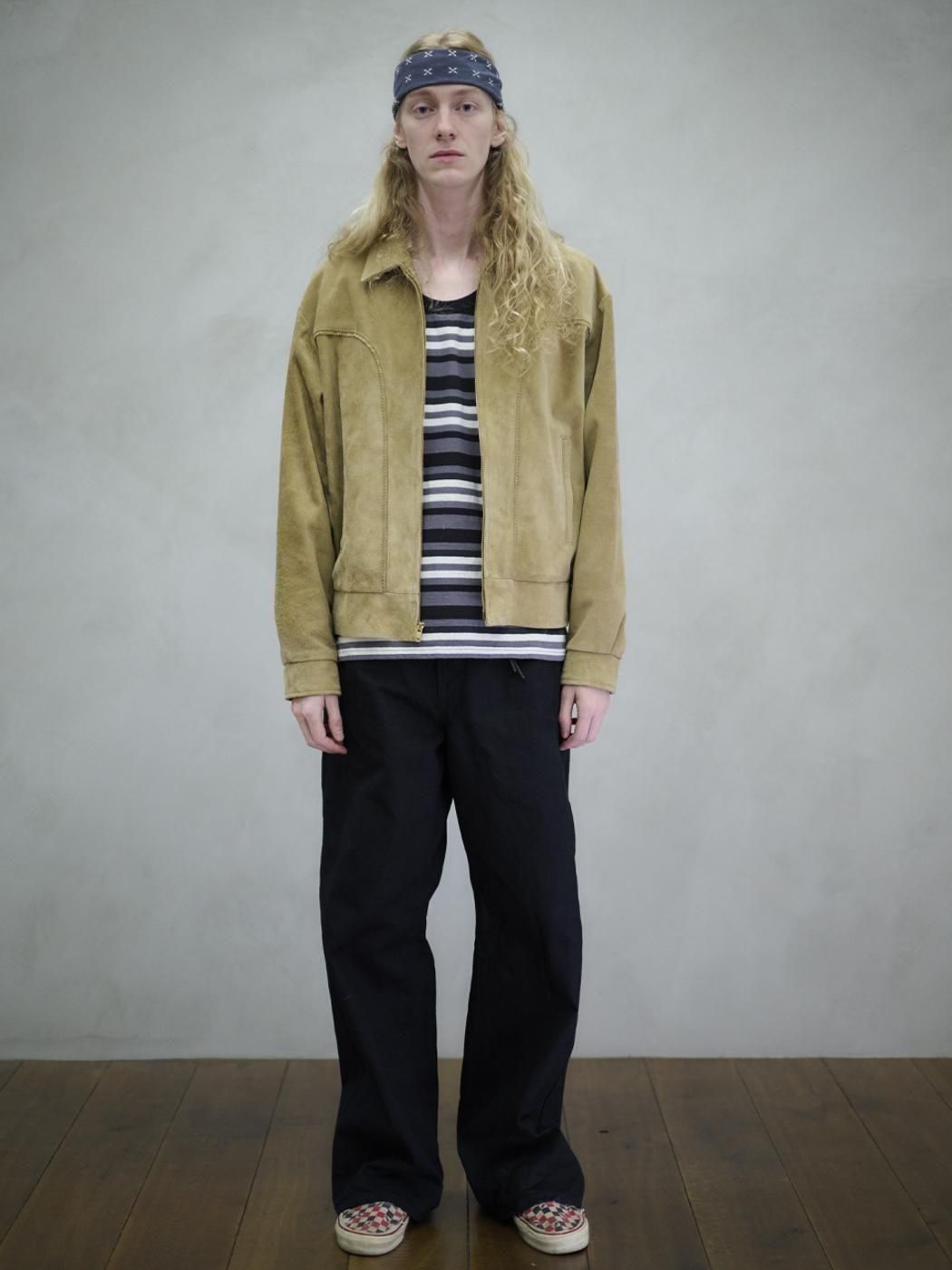 UNUSED * US2516 Leather Jacket * Beige