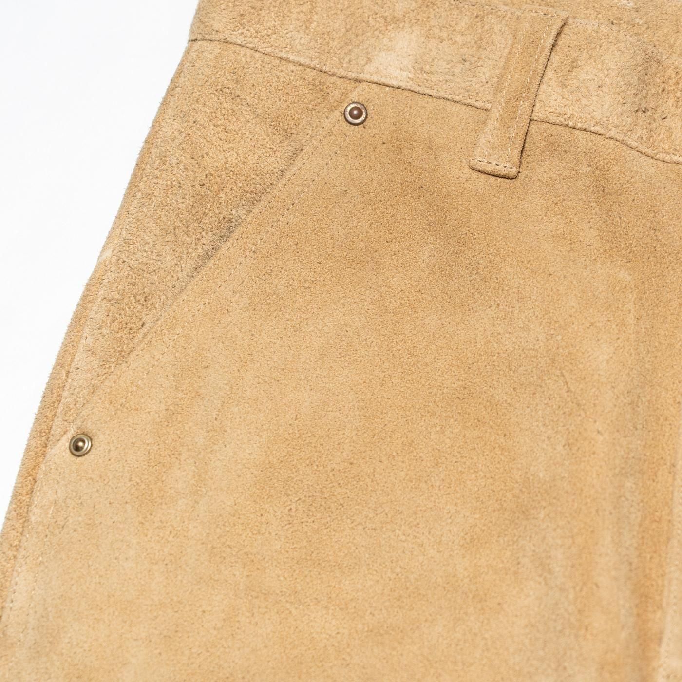 UNUSED * UW1174 Leather Pants * Beige