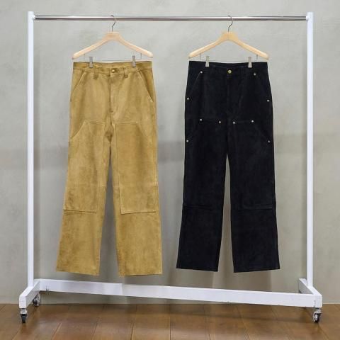 UNUSED * UW1174 Leather Pants * Beige