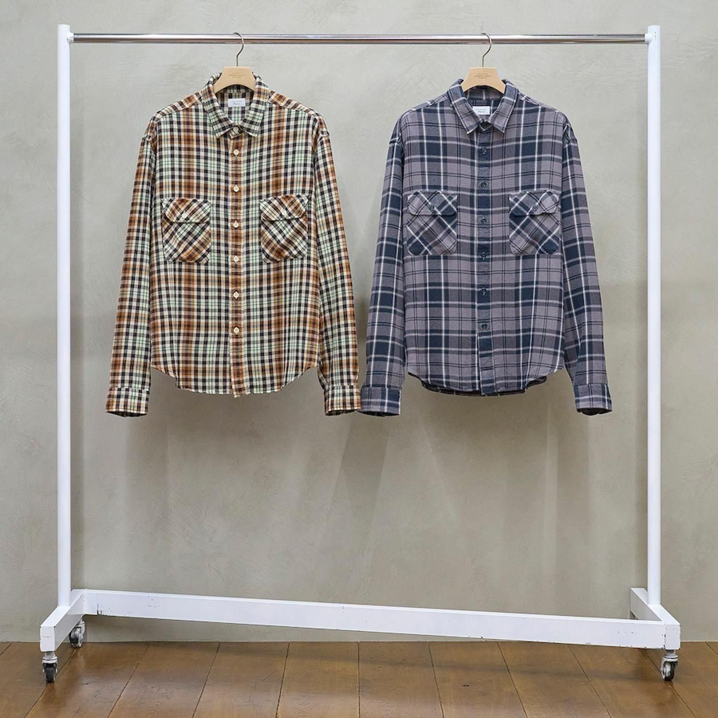 UNUSED * US2524 Rayon Check Shirt(2Ÿ)