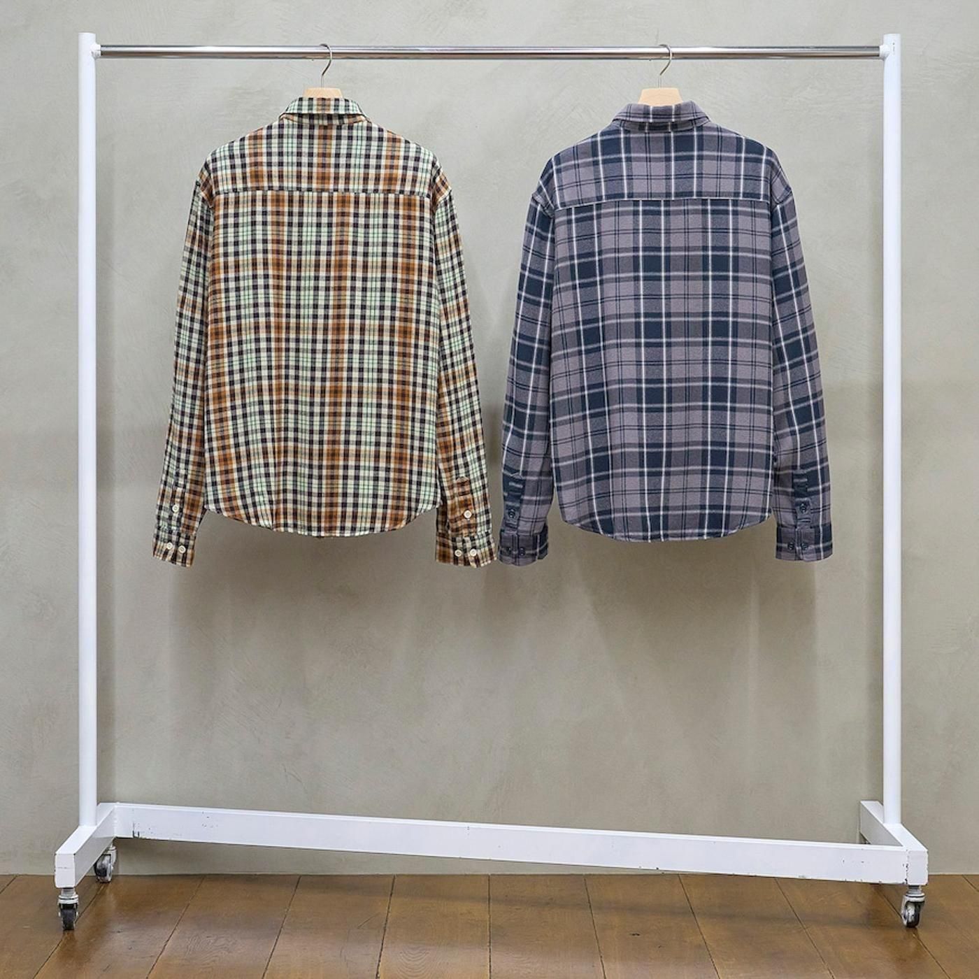 UNUSED * US2524 Rayon Check Shirt(2Ÿ)