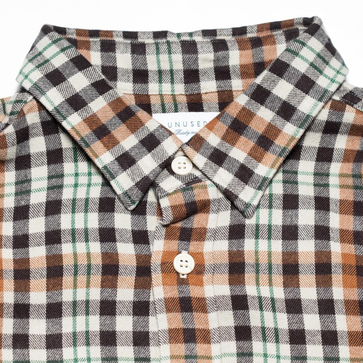 UNUSED * US2524 Rayon Check Shirt(2色展開) | public