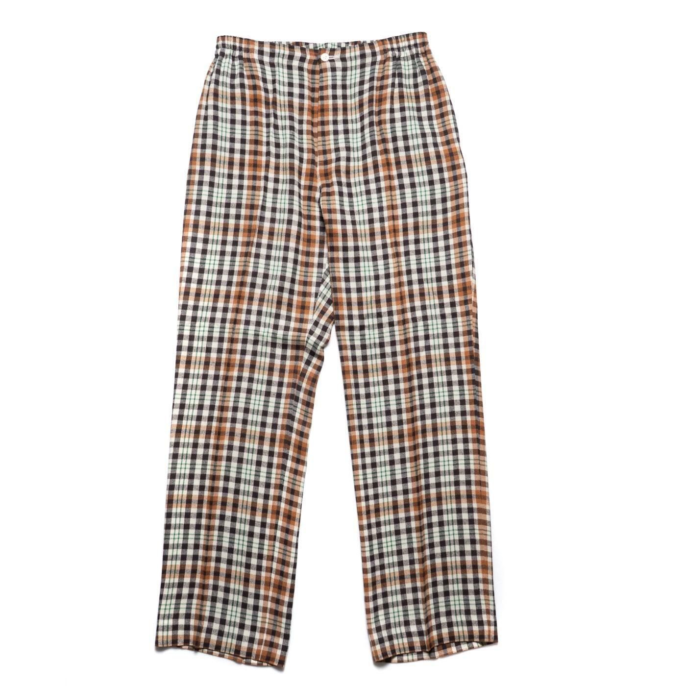 UNUSED * UW1177 Rayon Check Pants(2Ÿ)
