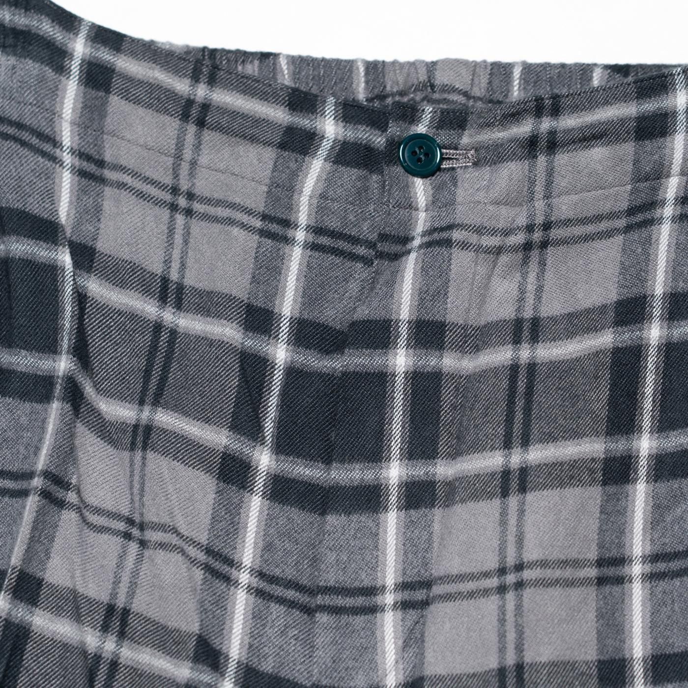 UNUSED * UW1177 Rayon Check Pants(2Ÿ)