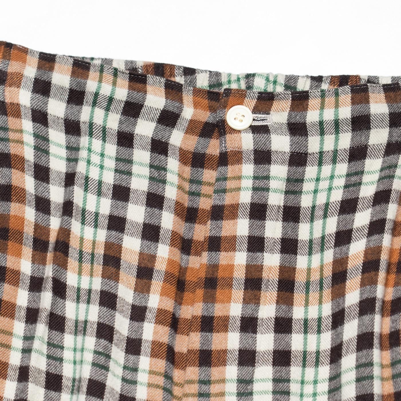 UNUSED * UW1177 Rayon Check Pants(2Ÿ)