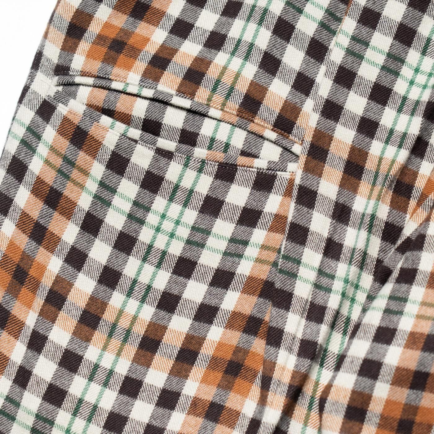 UNUSED * UW1177 Rayon Check Pants(2Ÿ)