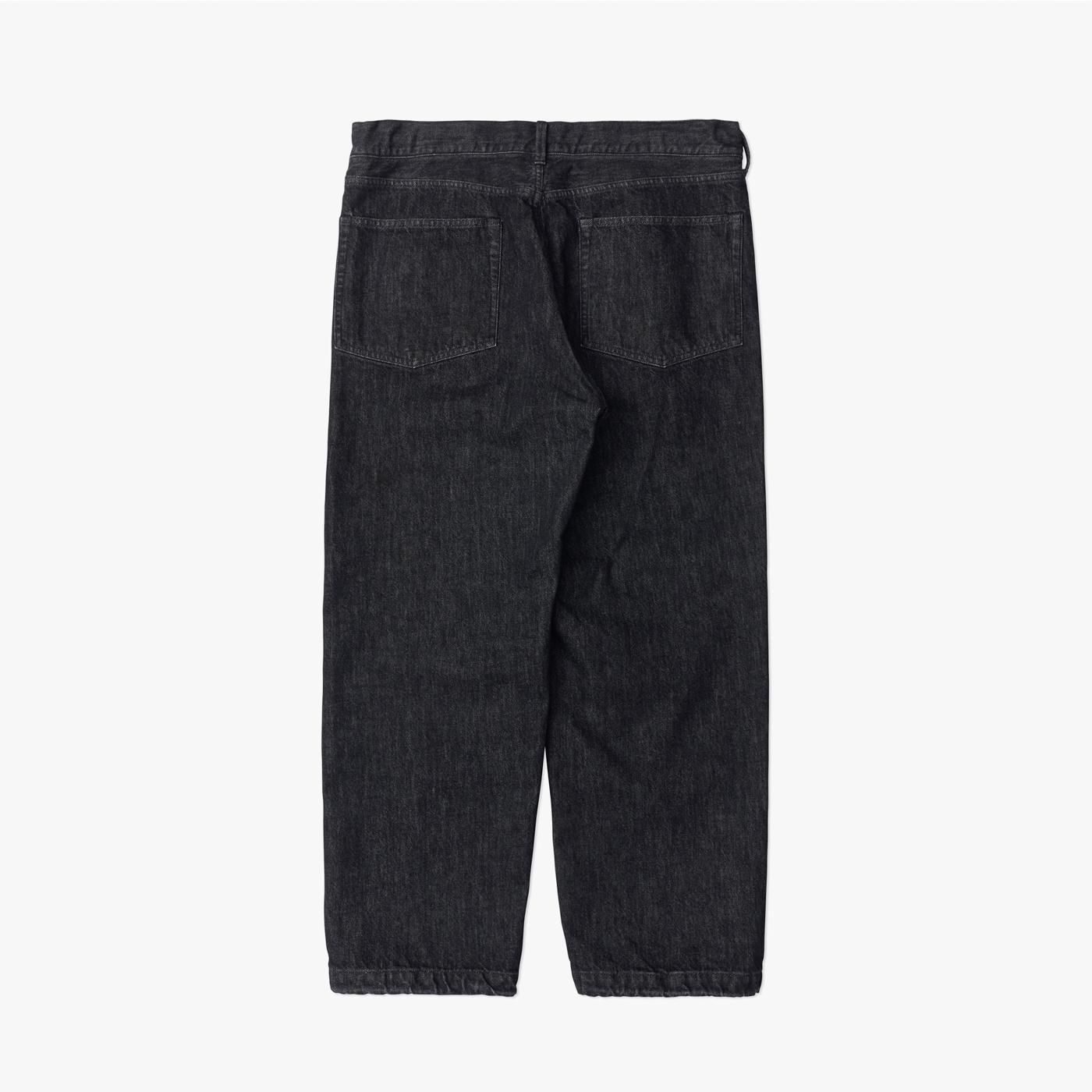 UNTRACE * _146 Straight Denim Pants * Black