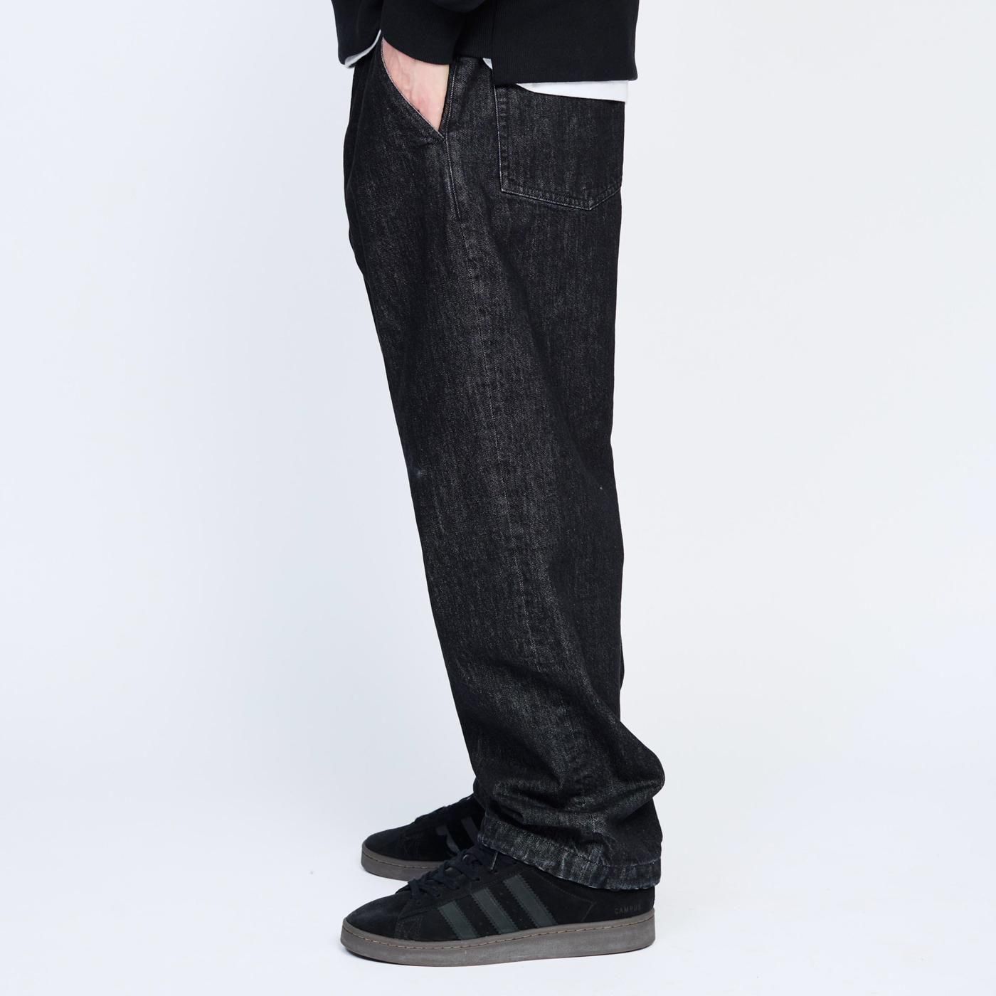 UNTRACE * _146 Straight Denim Pants * Black
