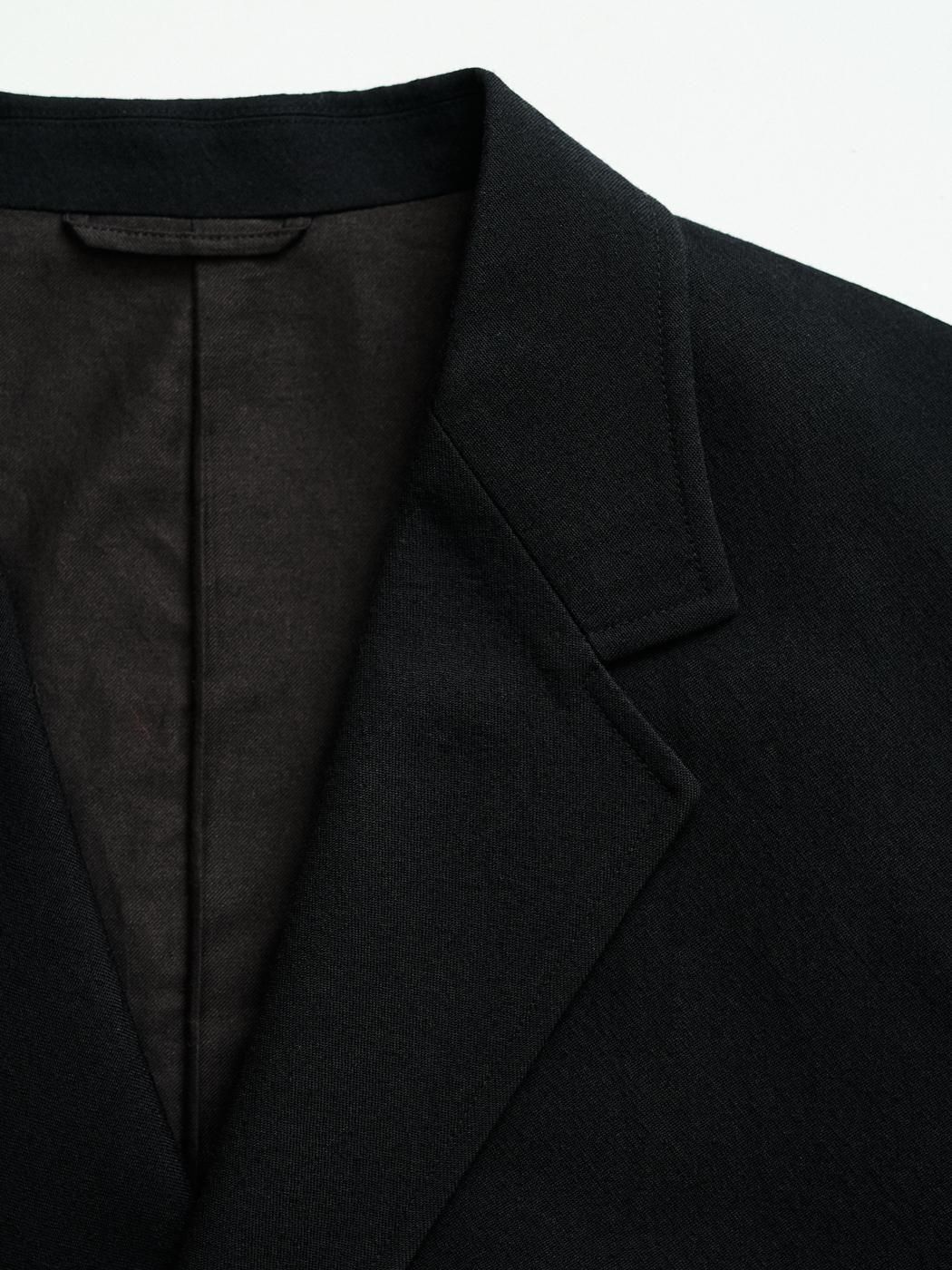 blurhms for FreshService * BHS25FFS001 WOOL GABARDINE CARDIGAN JACKET FS * BlackNavy