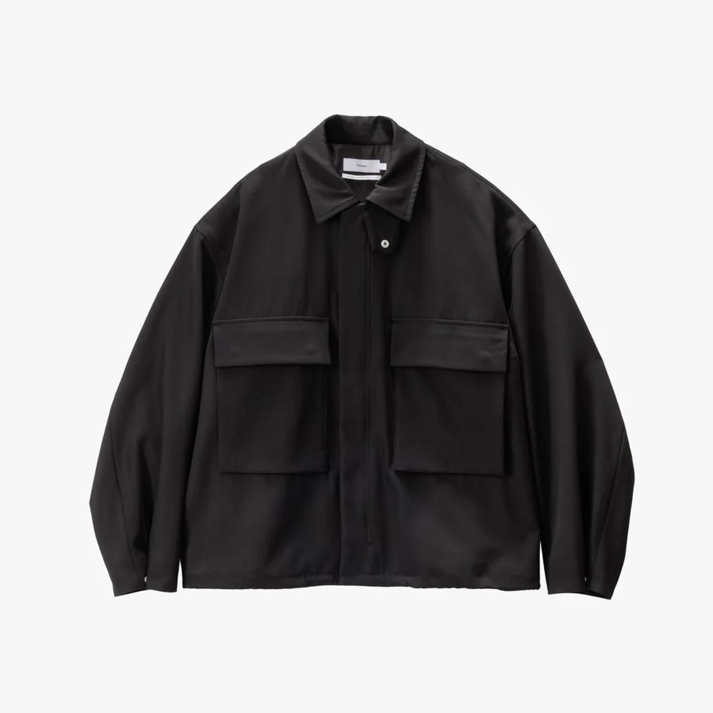 Graphpaper * GM253-30315 Techno Wool Nylon Field Jacket * Black