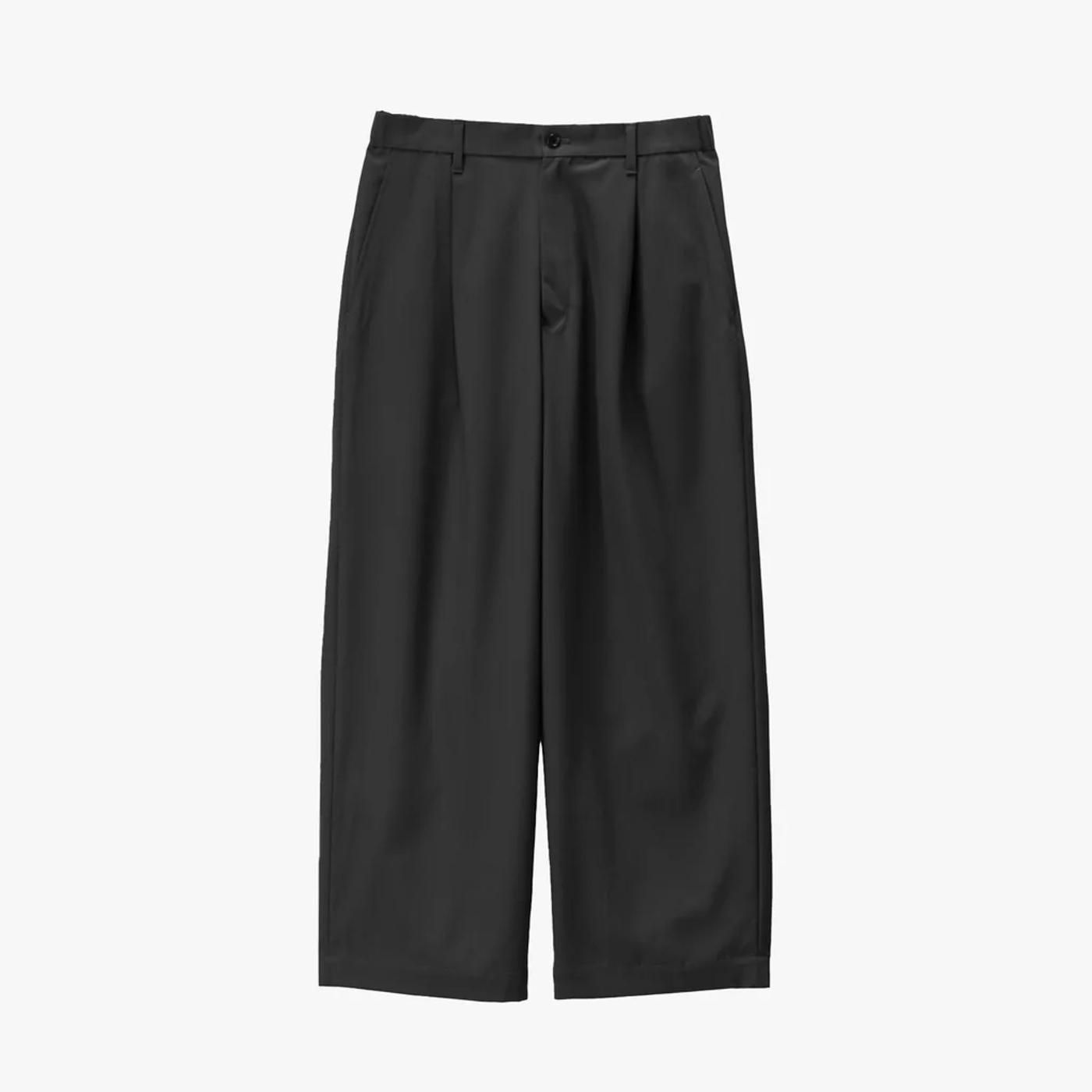 Graphpaper * GM253-40316 Techno Wool Nylon Wide Tapered Trousers(2Ÿ)