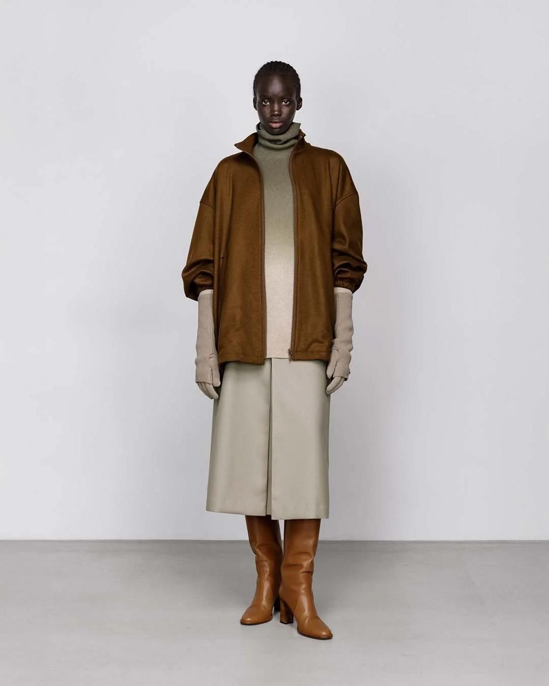 Graphpaper * GU253-80491 Gradient Dyed Wool High Neck Knit(3Ÿ)