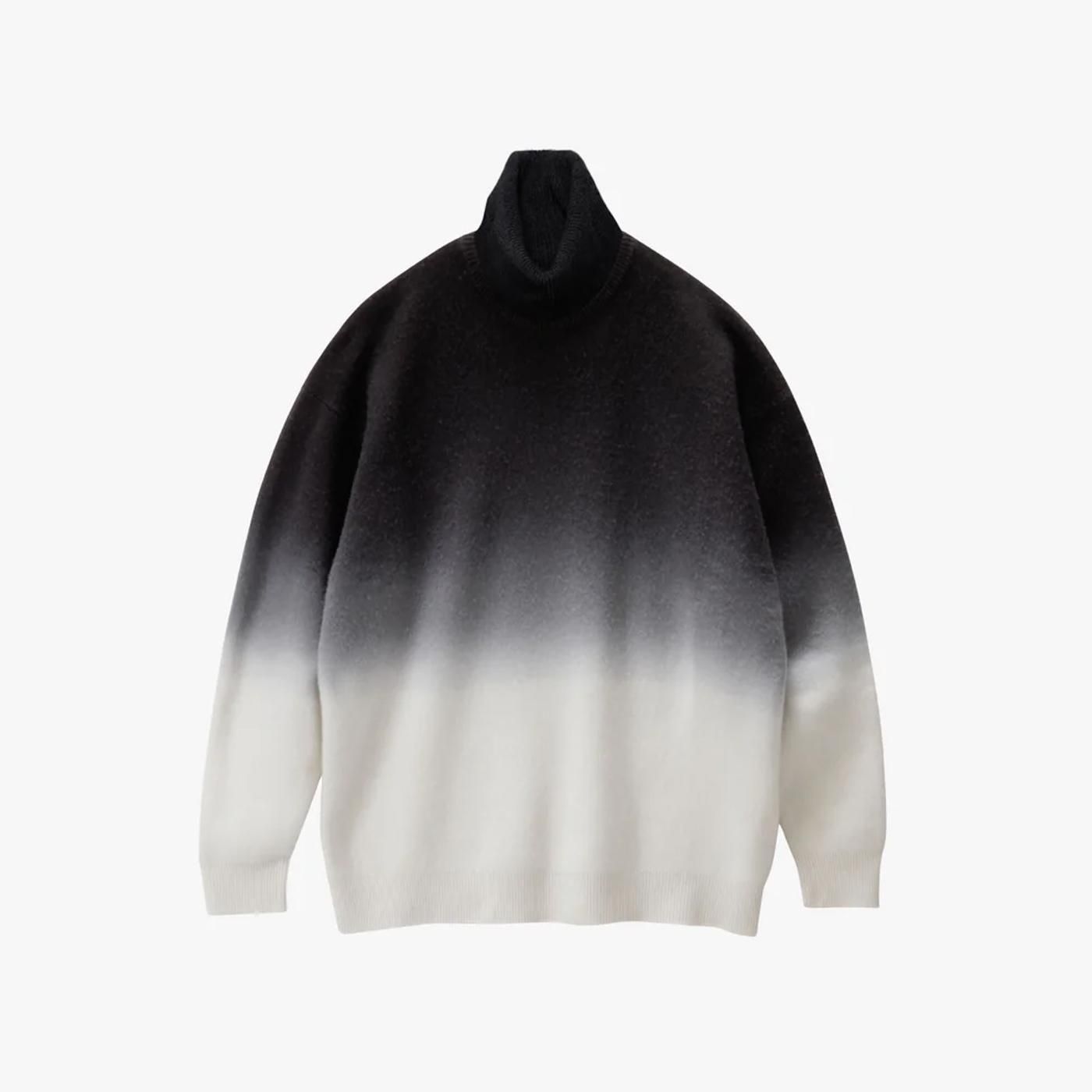 Graphpaper * GU253-80491 Gradient Dyed Wool High Neck Knit(3Ÿ)