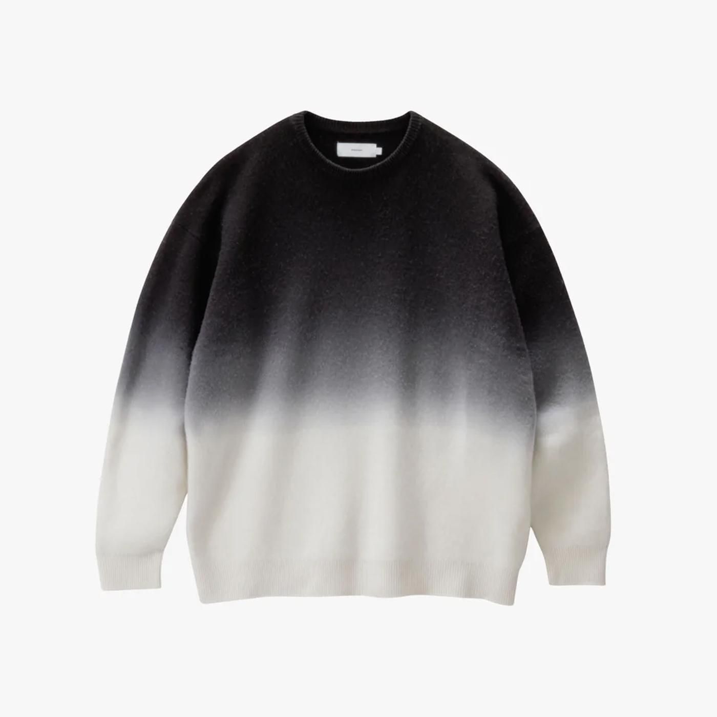 Graphpaper * GU253-80492 Gradient Dyed Wool Crew Neck Knit(3Ÿ)