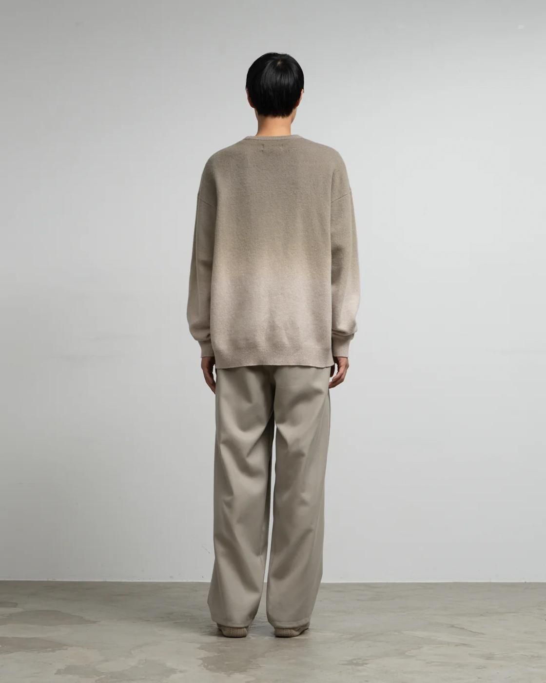 Graphpaper * GU253-80492 Gradient Dyed Wool Crew Neck Knit(3Ÿ)