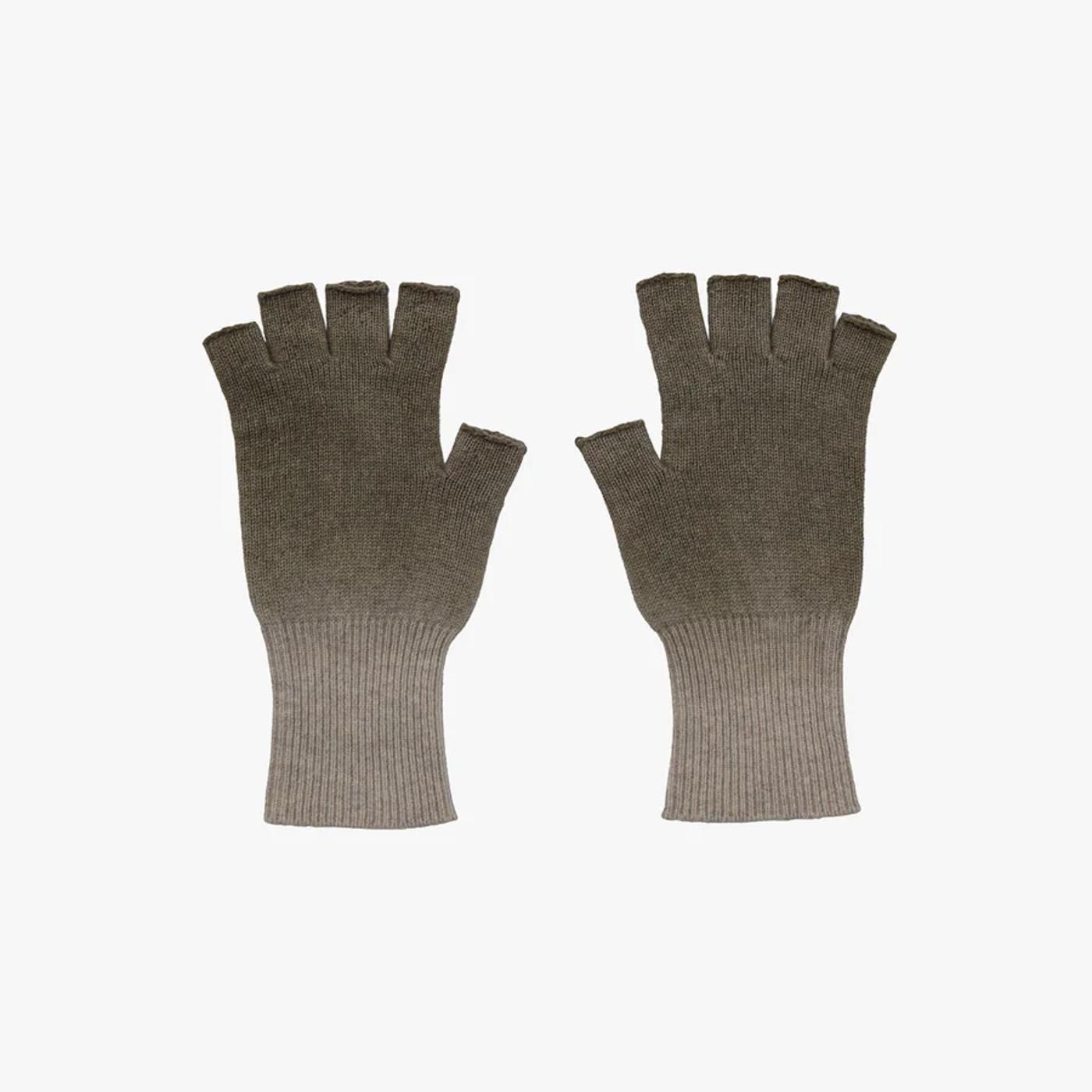 Graphpaper * GU253-90493 Gradient Dyed Wool Knit Fingerless Gloves(3色展開)