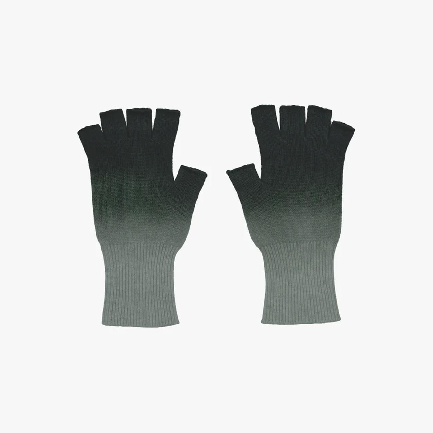 Graphpaper * GU253-90493 Gradient Dyed Wool Knit Fingerless Gloves(3色展開)