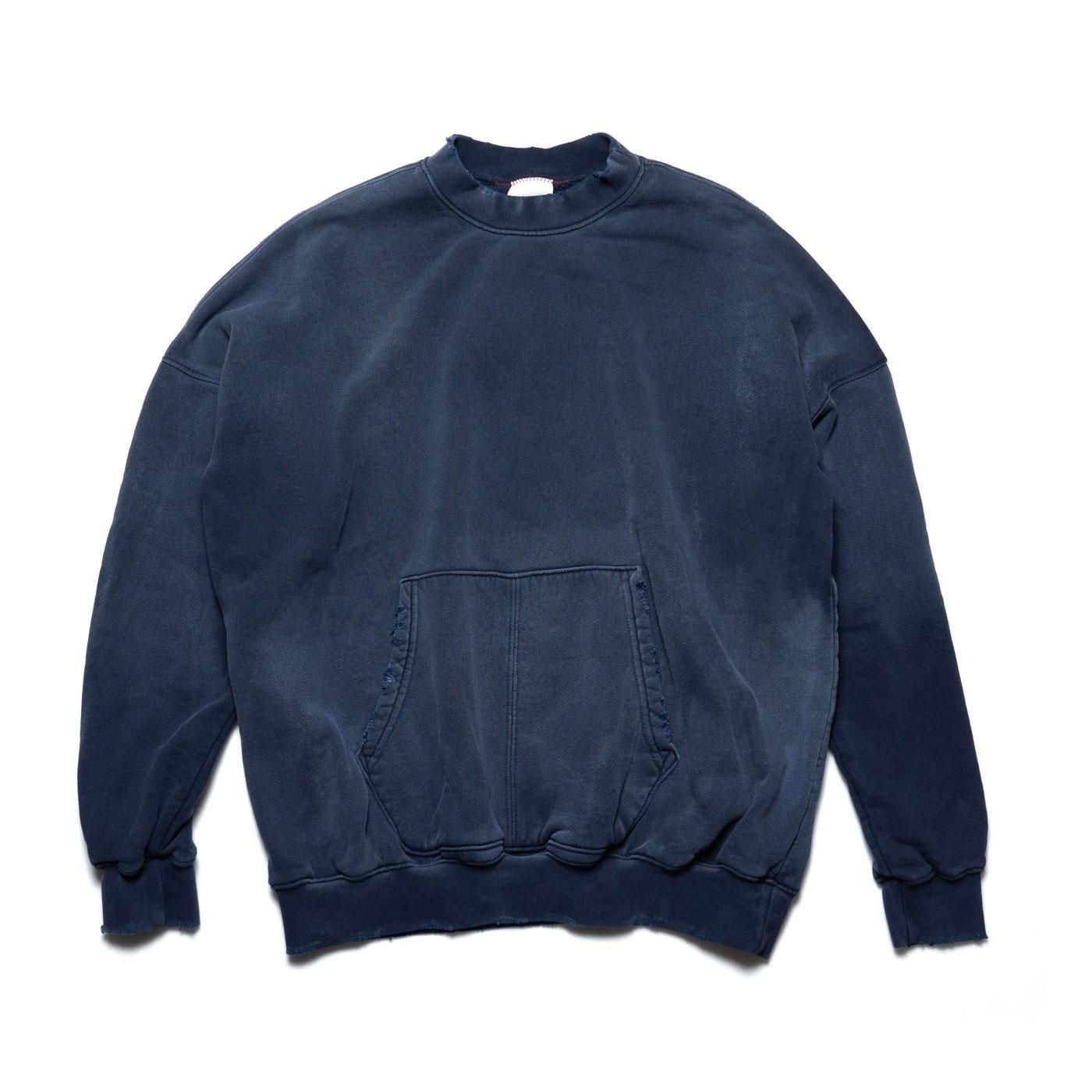 mooji mooji * OVERSIZE KANGAROO POCKET CREWNECK AGED(3色展開