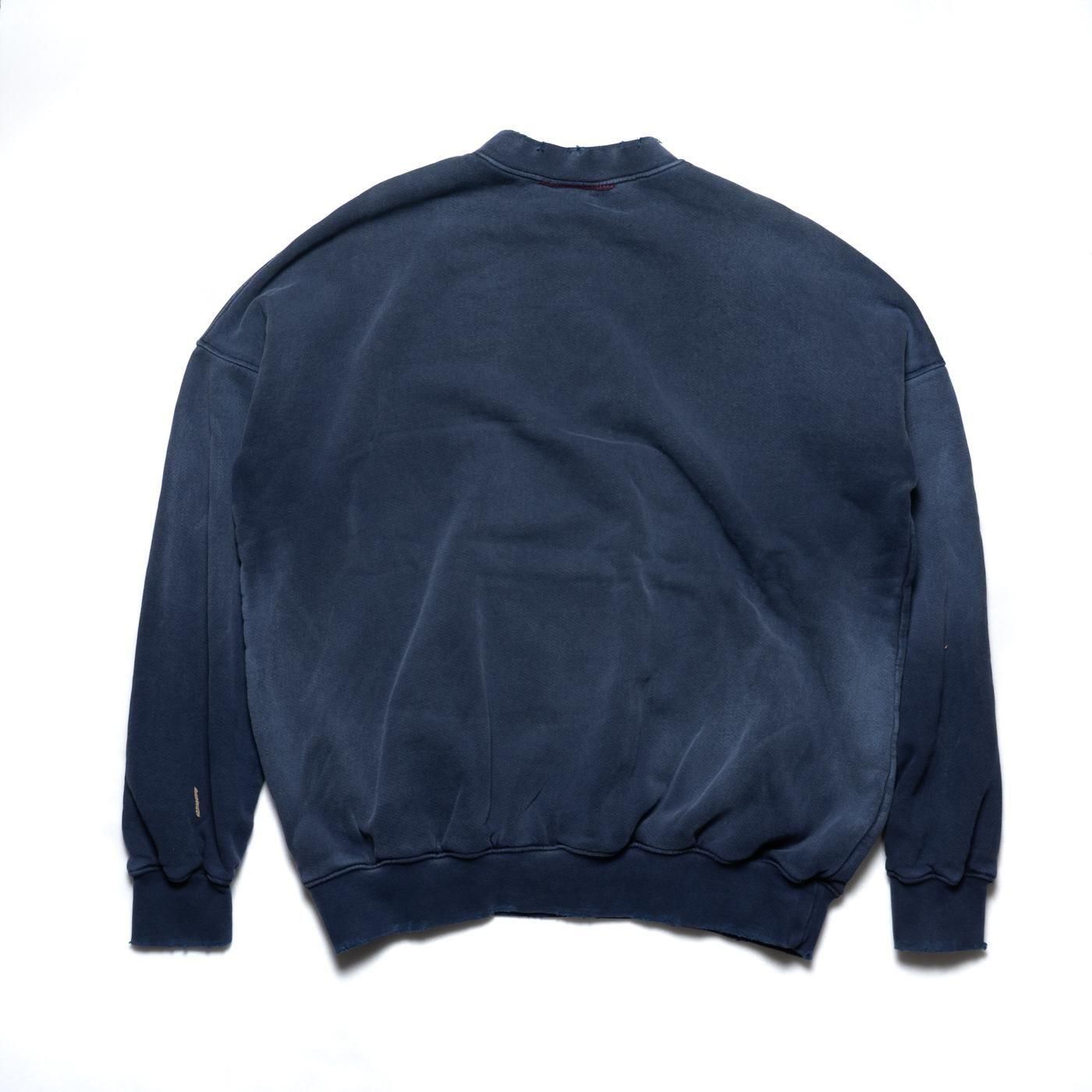 mooji mooji * OVERSIZE KANGAROO POCKET CREWNECK AGED(3色展開) | public