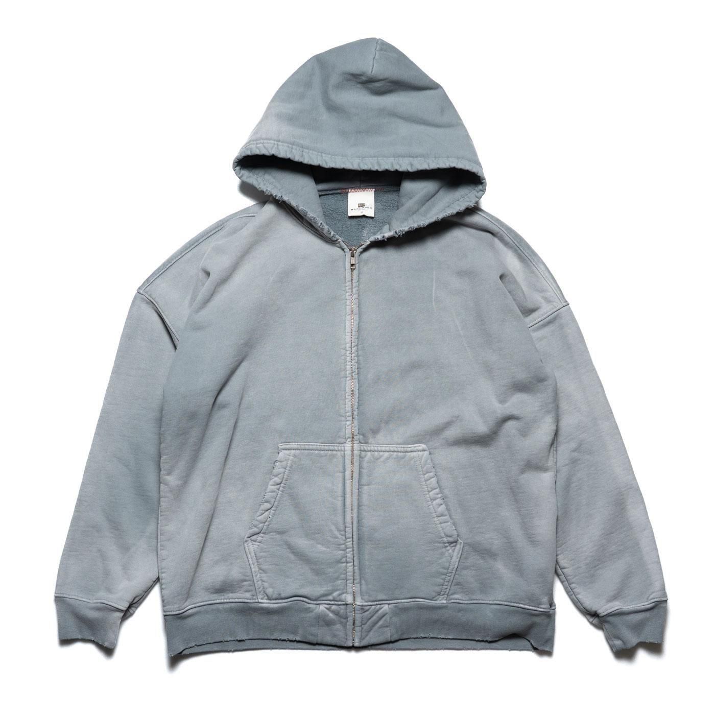 mooji mooji * OVERSIZED ZIP HOODIE AGED(3色展開)