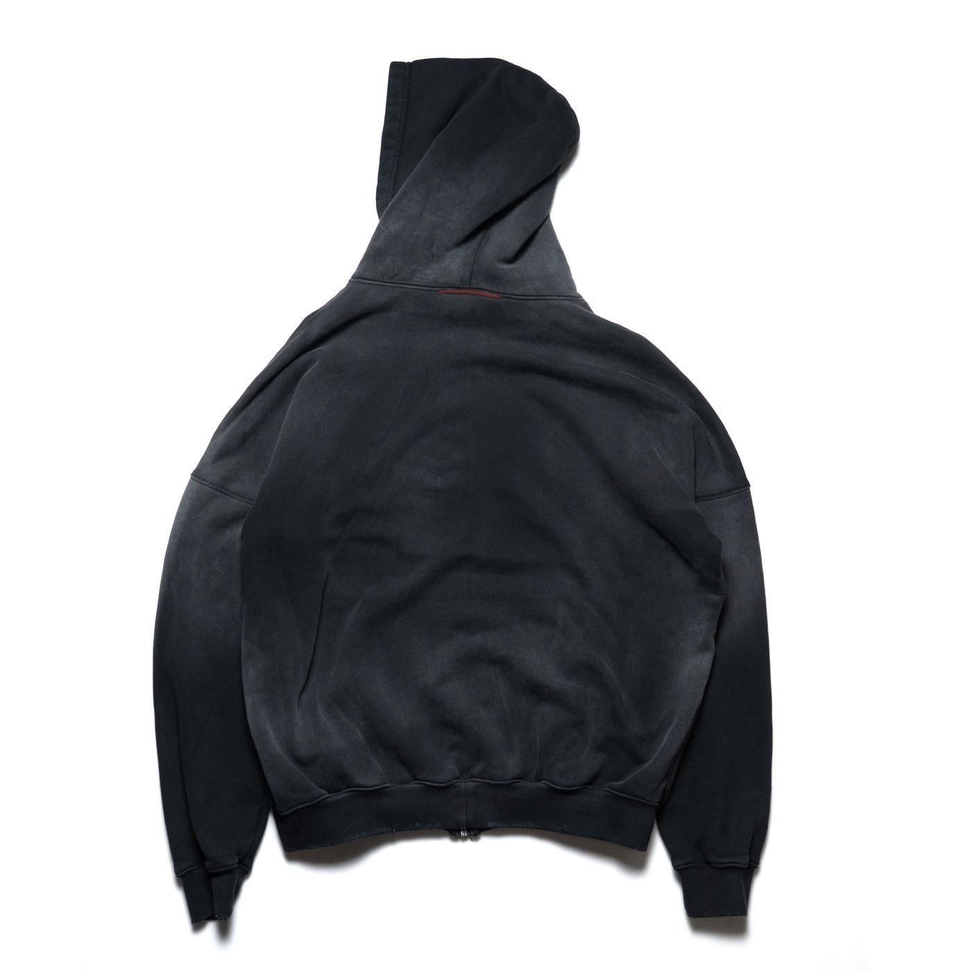 mooji mooji * OVERSIZED ZIP HOODIE AGED(3色展開)