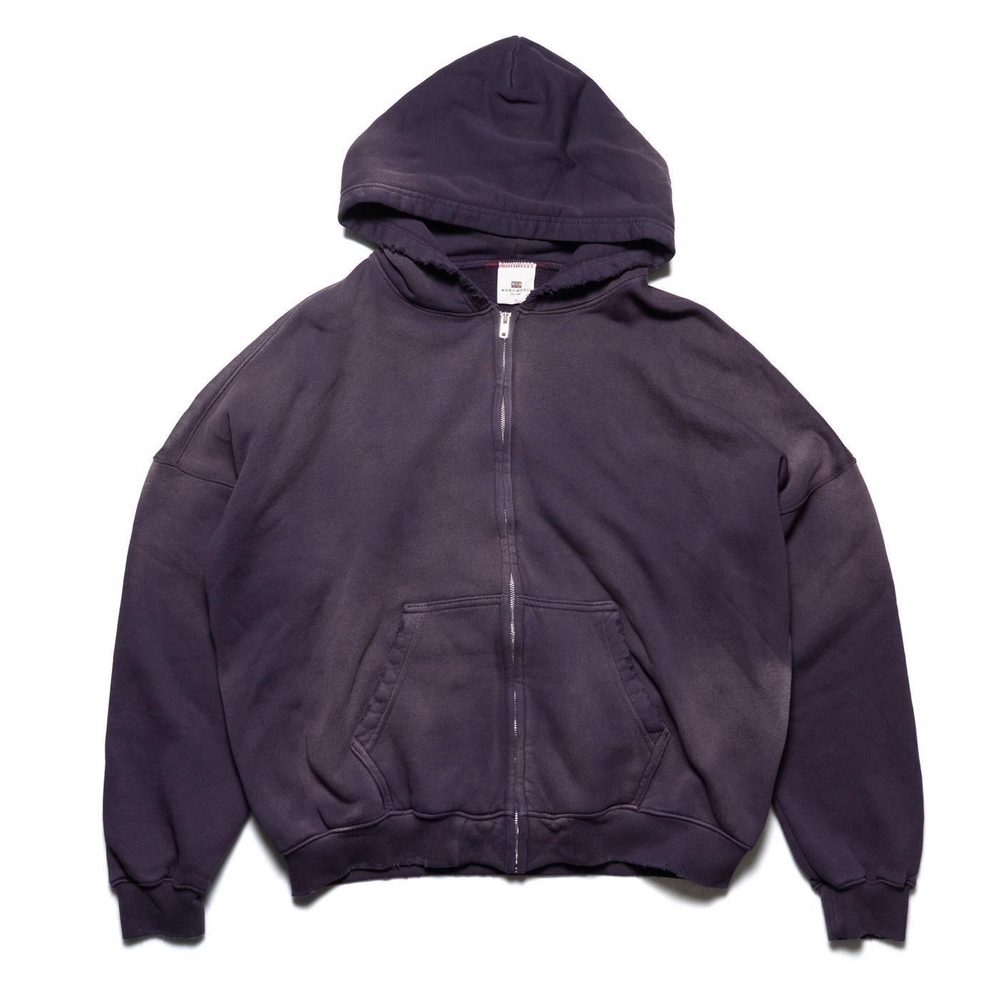 mooji mooji * OVERSIZED ZIP HOODIE AGED(3色展開)