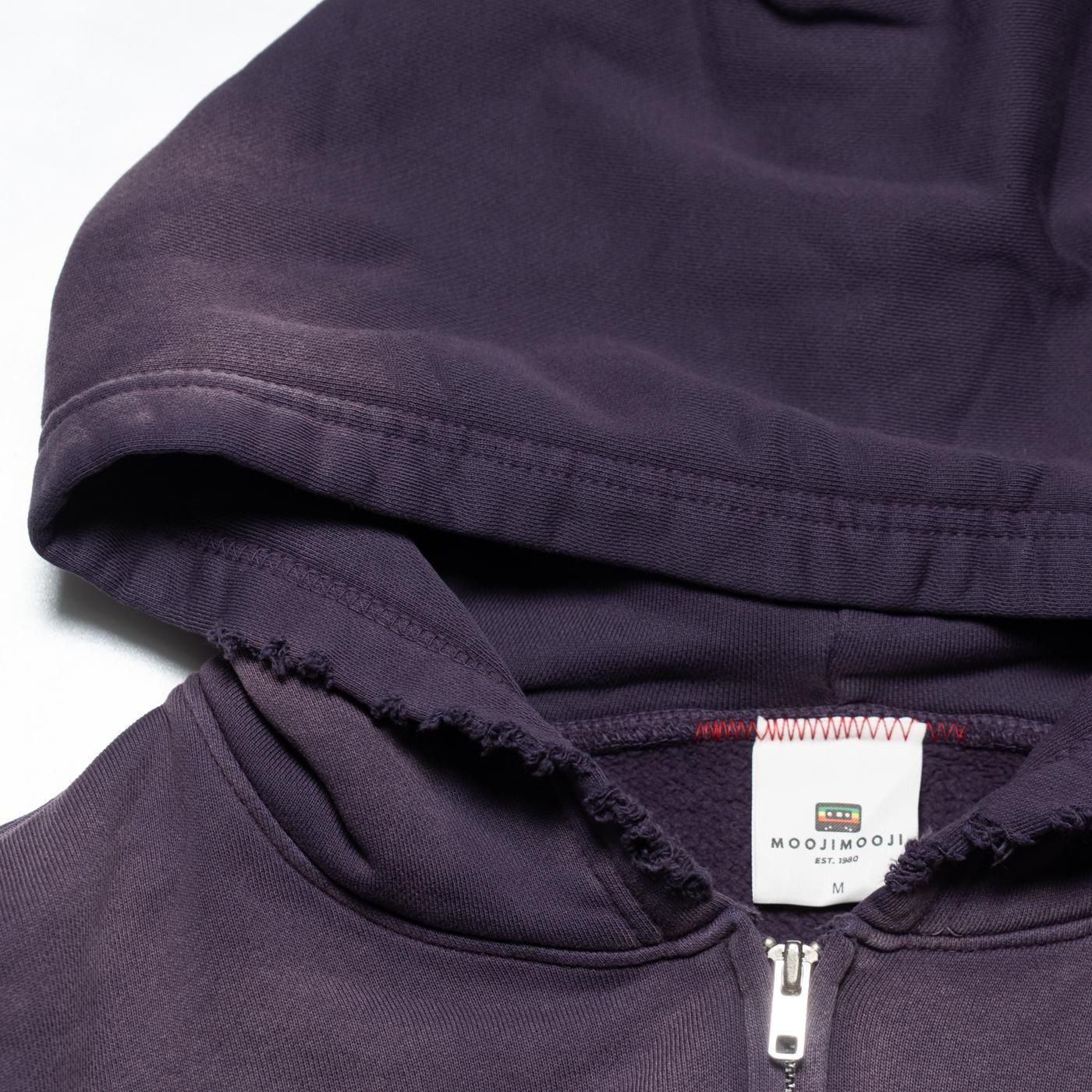 mooji mooji * OVERSIZED ZIP HOODIE AGED(3色展開)