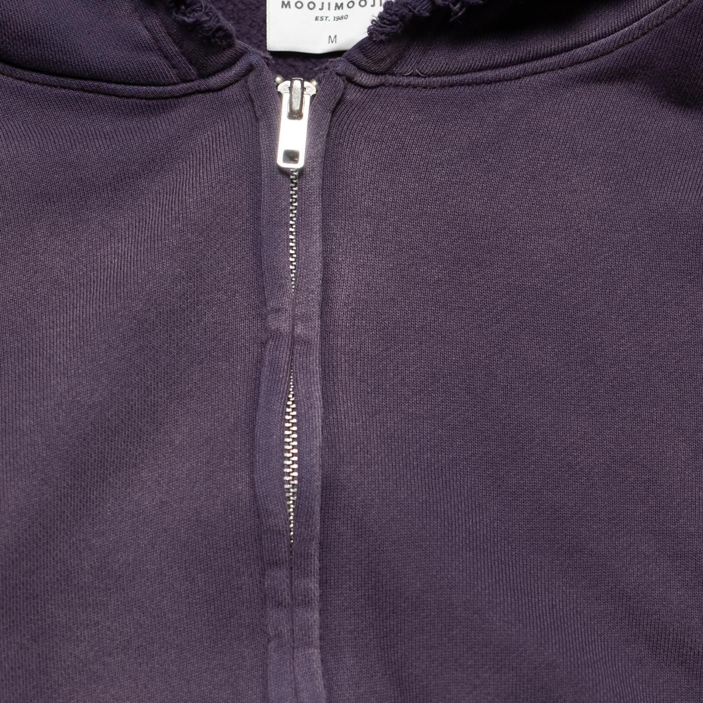 mooji mooji * OVERSIZED ZIP HOODIE AGED(3色展開)