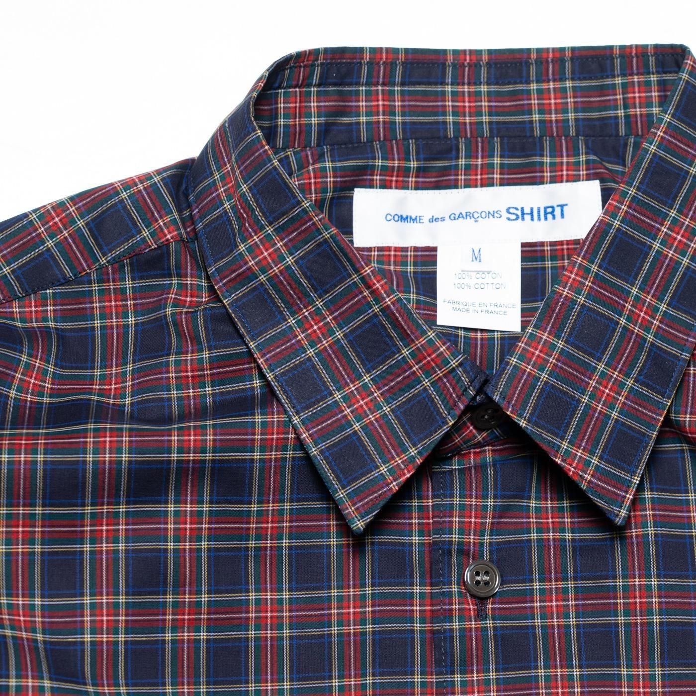 COMME des GARCONS SHIRT * FP-B070 25AW Collection Cotton Poplin Check Shirt Wide Classic * Check2