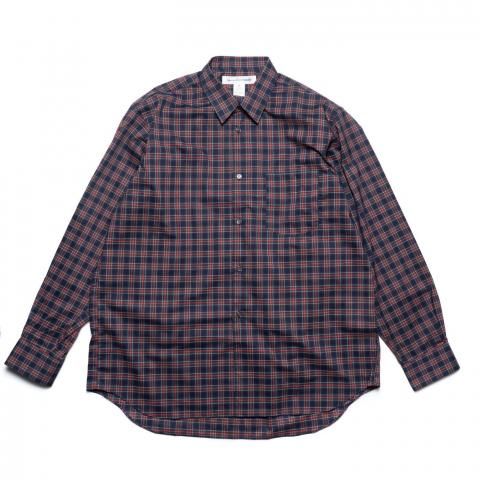 COMME des GARCONS SHIRT * FP-B070 25AW Collection Cotton Poplin Check Shirt Wide Classic * Check2