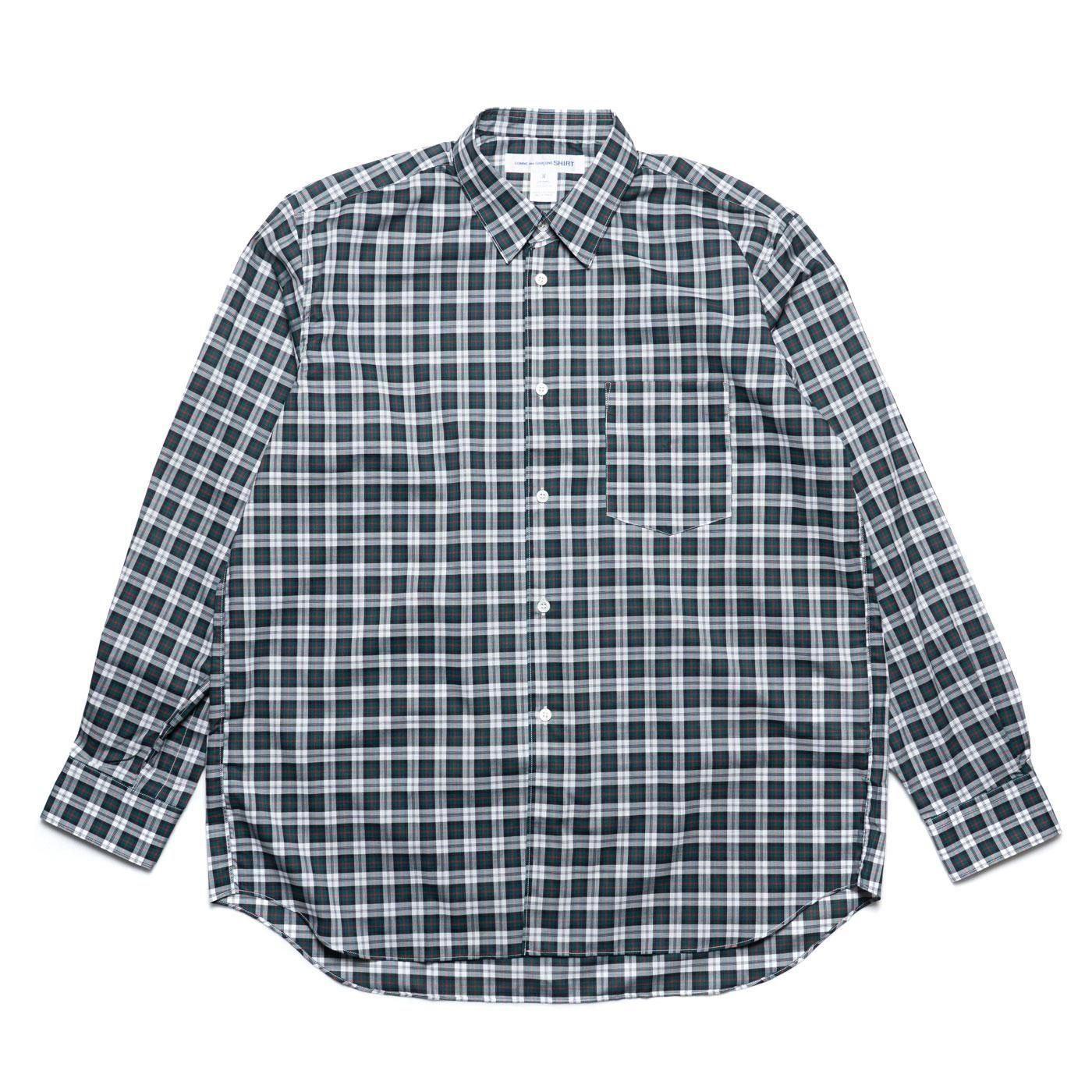 COMME des GARCONS SHIRT * FP-B070 25AW Collection Cotton Poplin Check Shirt Wide Classic * Check3