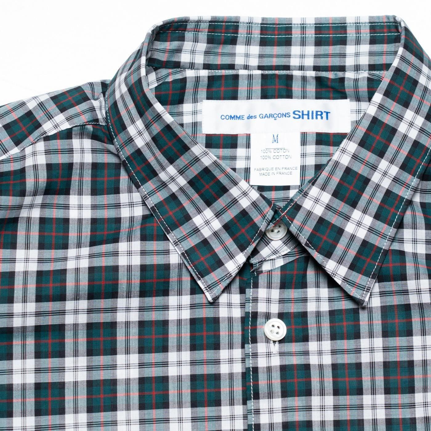 COMME des GARCONS SHIRT * FP-B070 25AW Collection Cotton Poplin Check Shirt Wide Classic * Check3