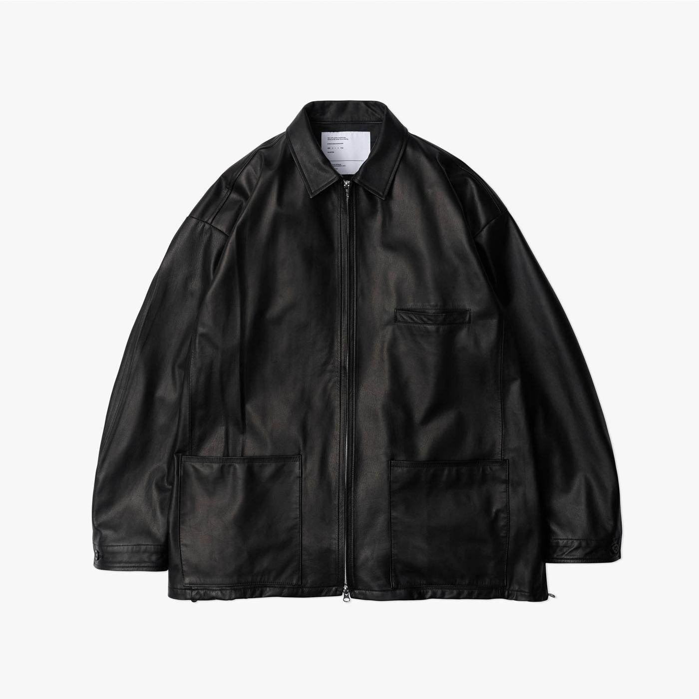 UNTRACE * _193 Leather Coverall * Black