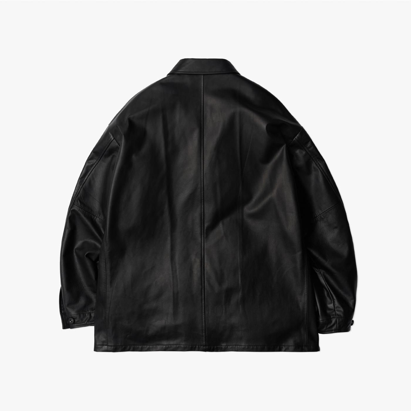 UNTRACE * _193 Leather Coverall * Black