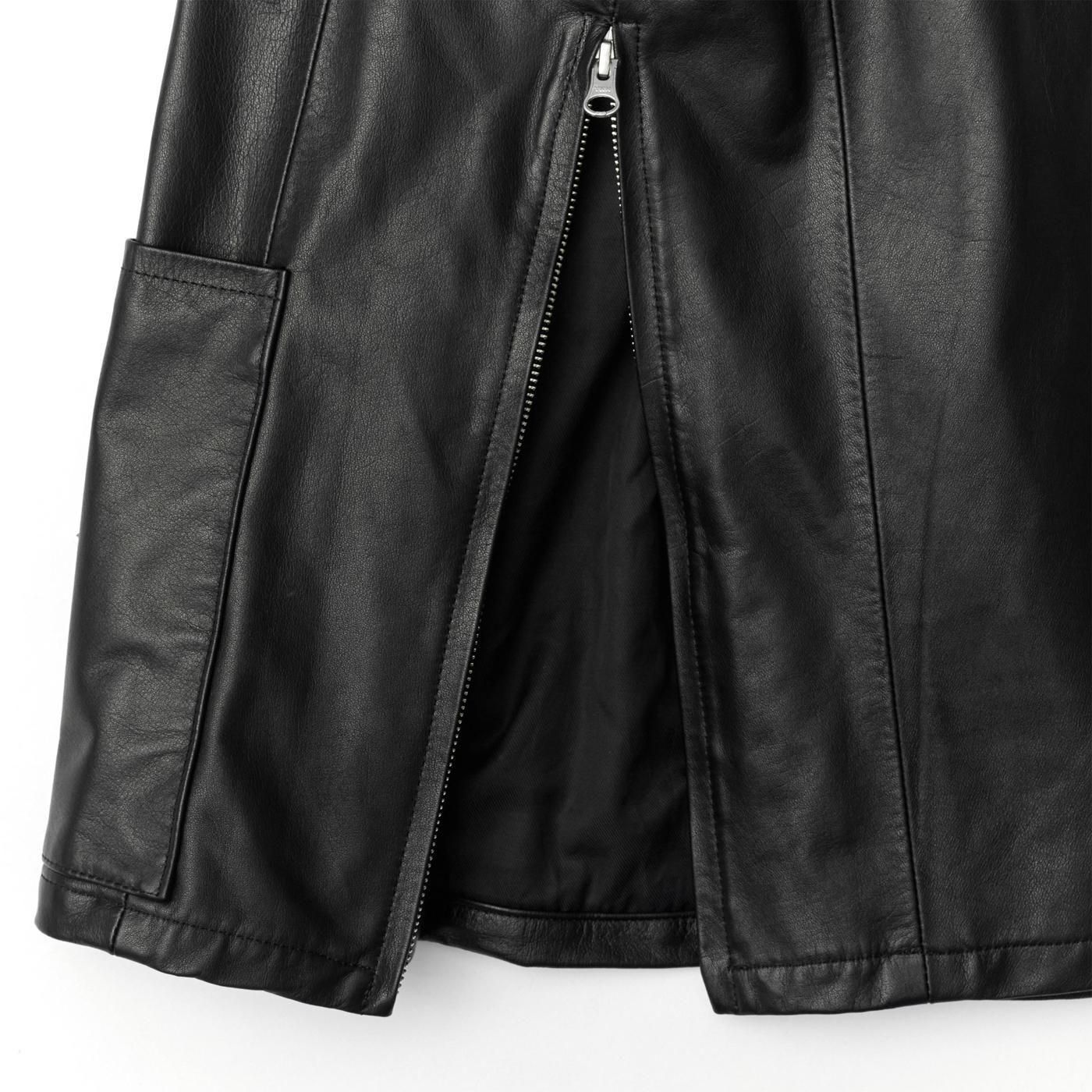 UNTRACE * _193 Leather Coverall * Black