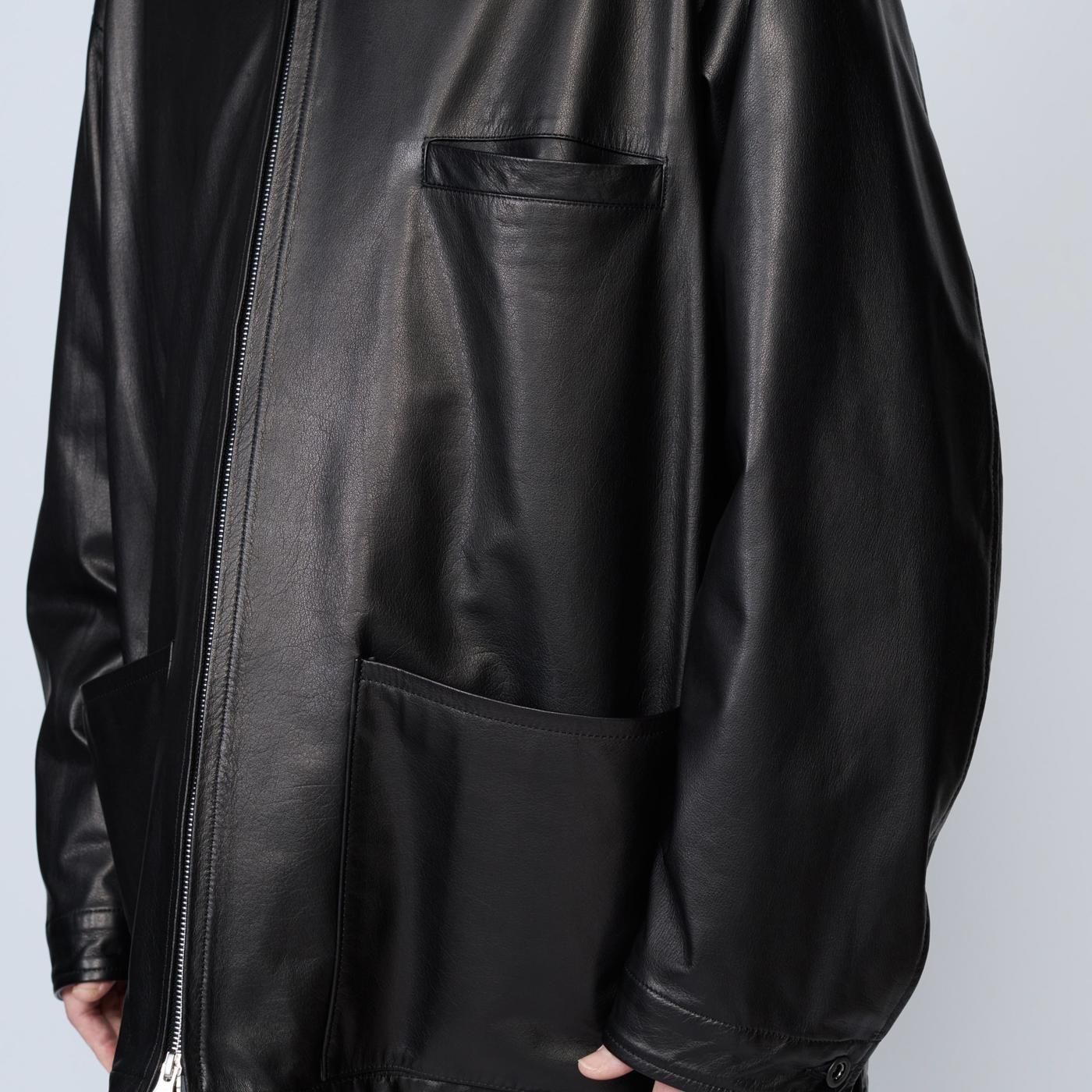 UNTRACE * _193 Leather Coverall * Black
