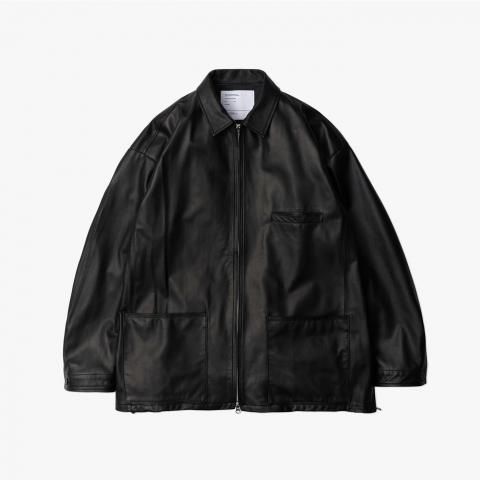UNTRACE * _193 Leather Coverall * Black