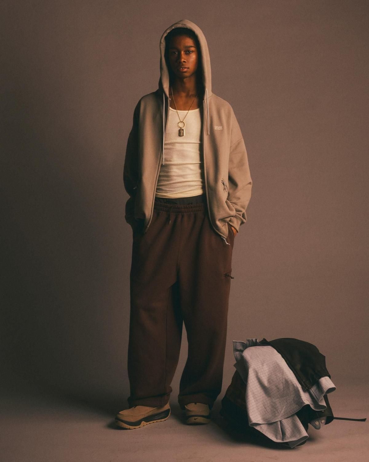 SEDAN ALL-PURPOSE * SD25F-PT07 OG Logo Wide Fit Sweatpants(3Ÿ)