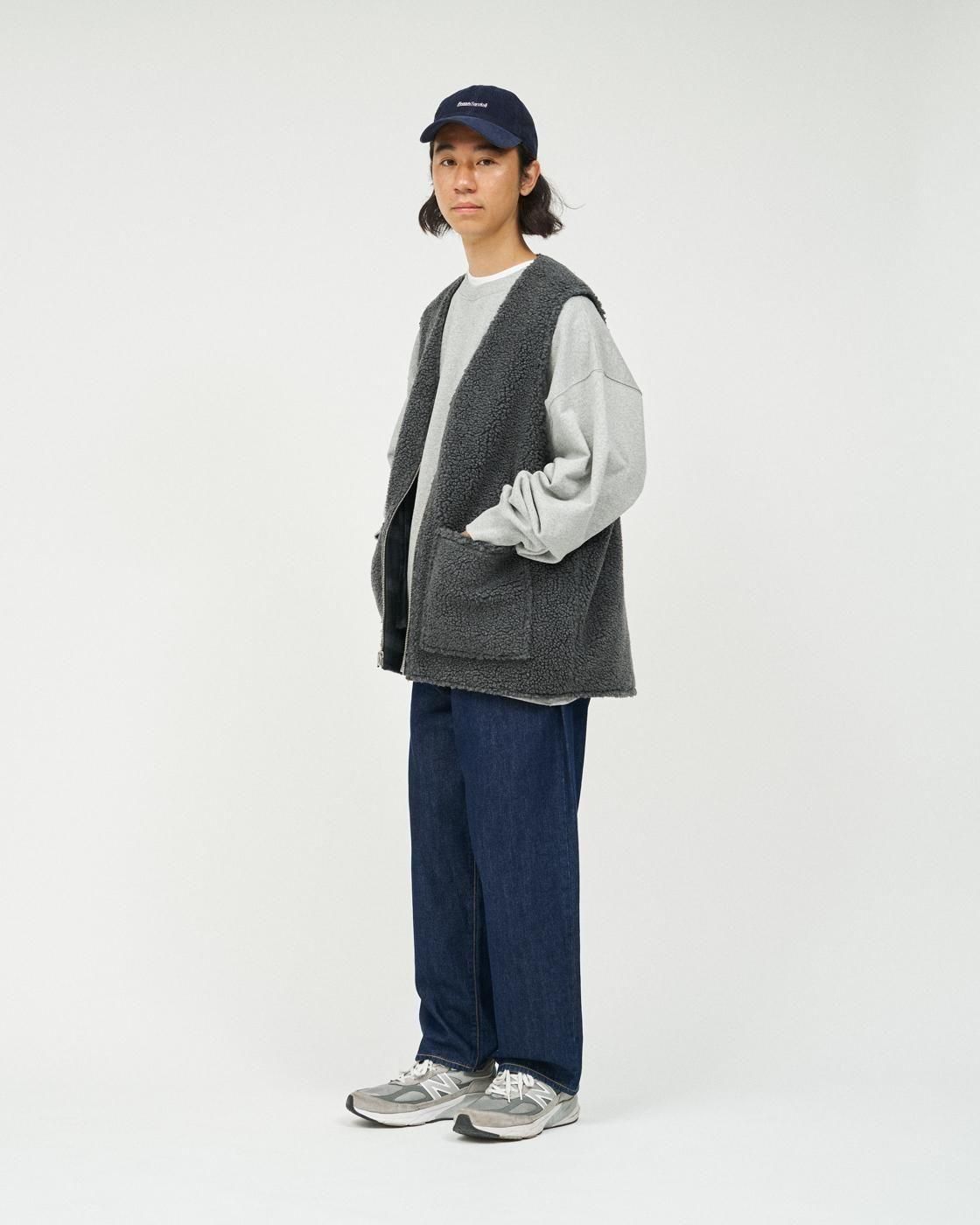 FreshService * FSC253-30128 FLANNEL CHECK REVERSIBLE VEST(4Ÿ)