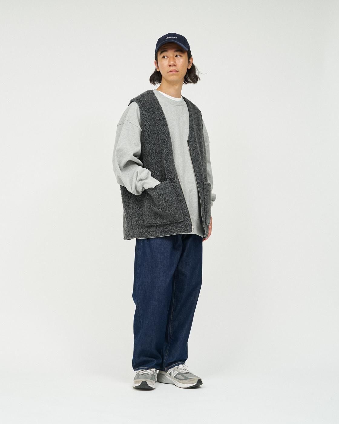 FreshService * FSC253-30128 FLANNEL CHECK REVERSIBLE VEST(4Ÿ)
