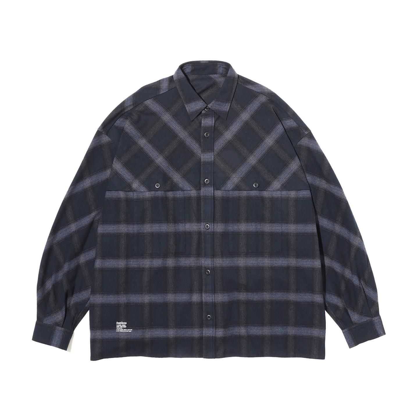 FreshService * FSC253-50129 FLANNEL CHECK OVER YOKE SHIRT(4Ÿ)