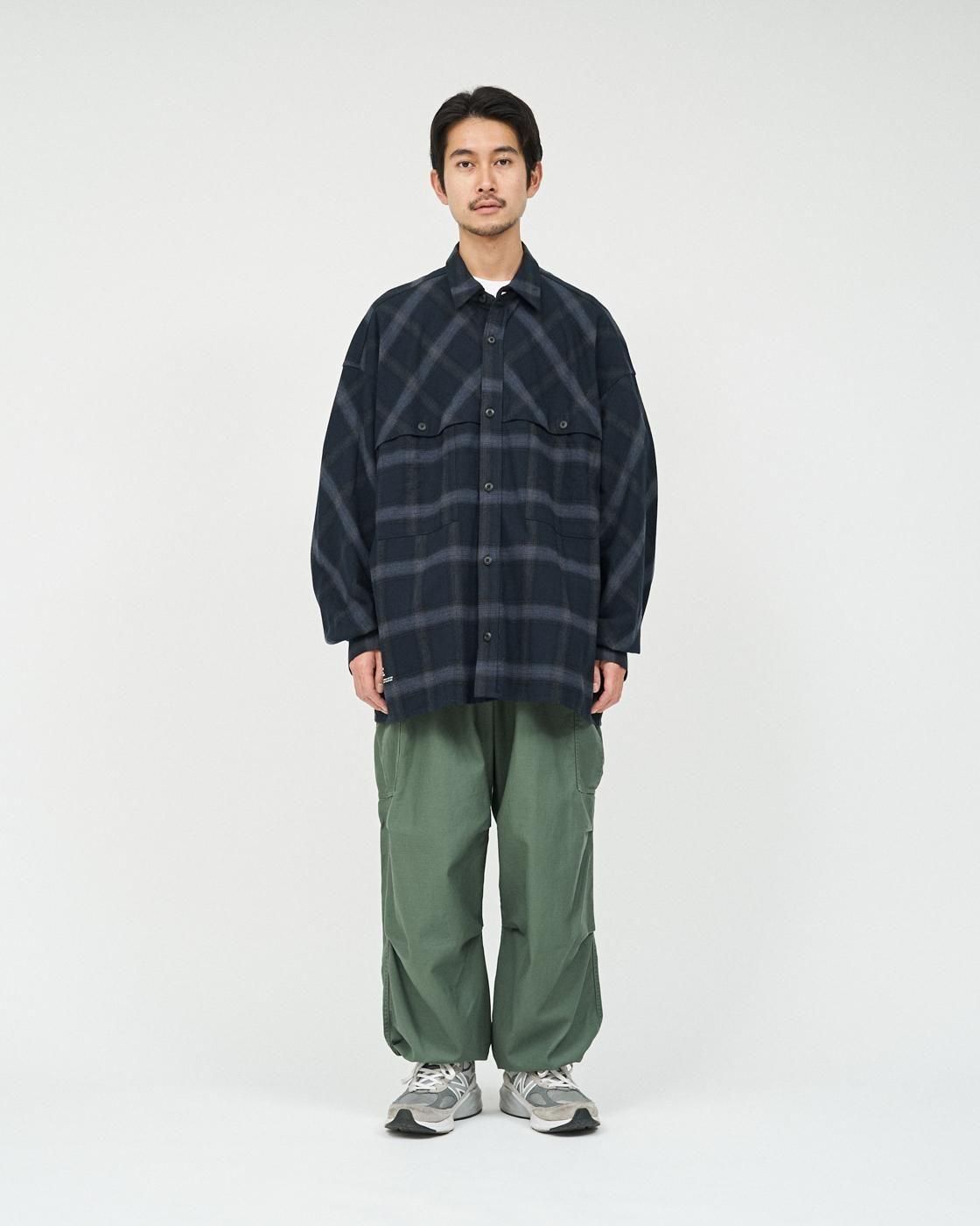 FreshService * FSC253-50129 FLANNEL CHECK OVER YOKE SHIRT(4Ÿ)